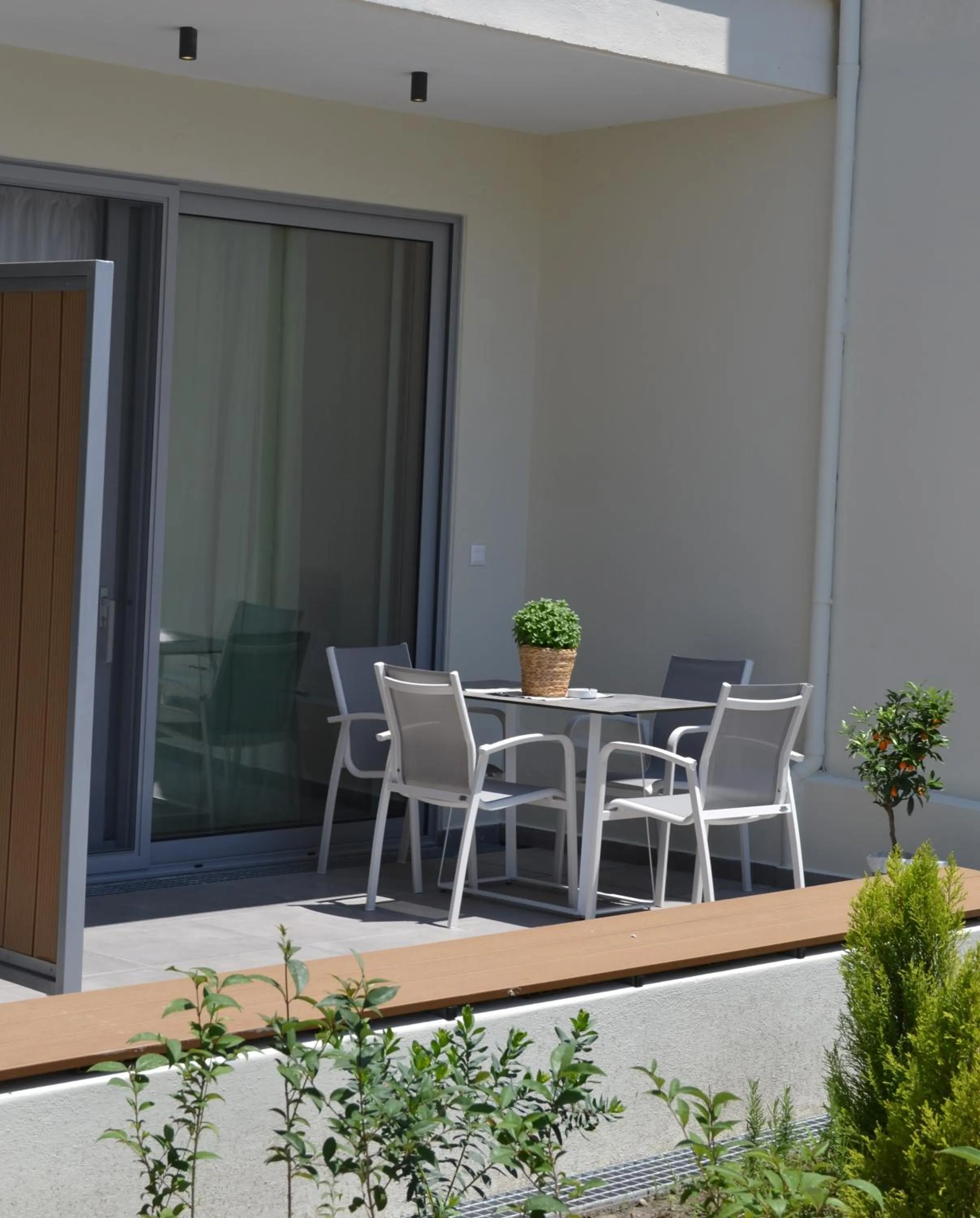 Patio in Mougre studios