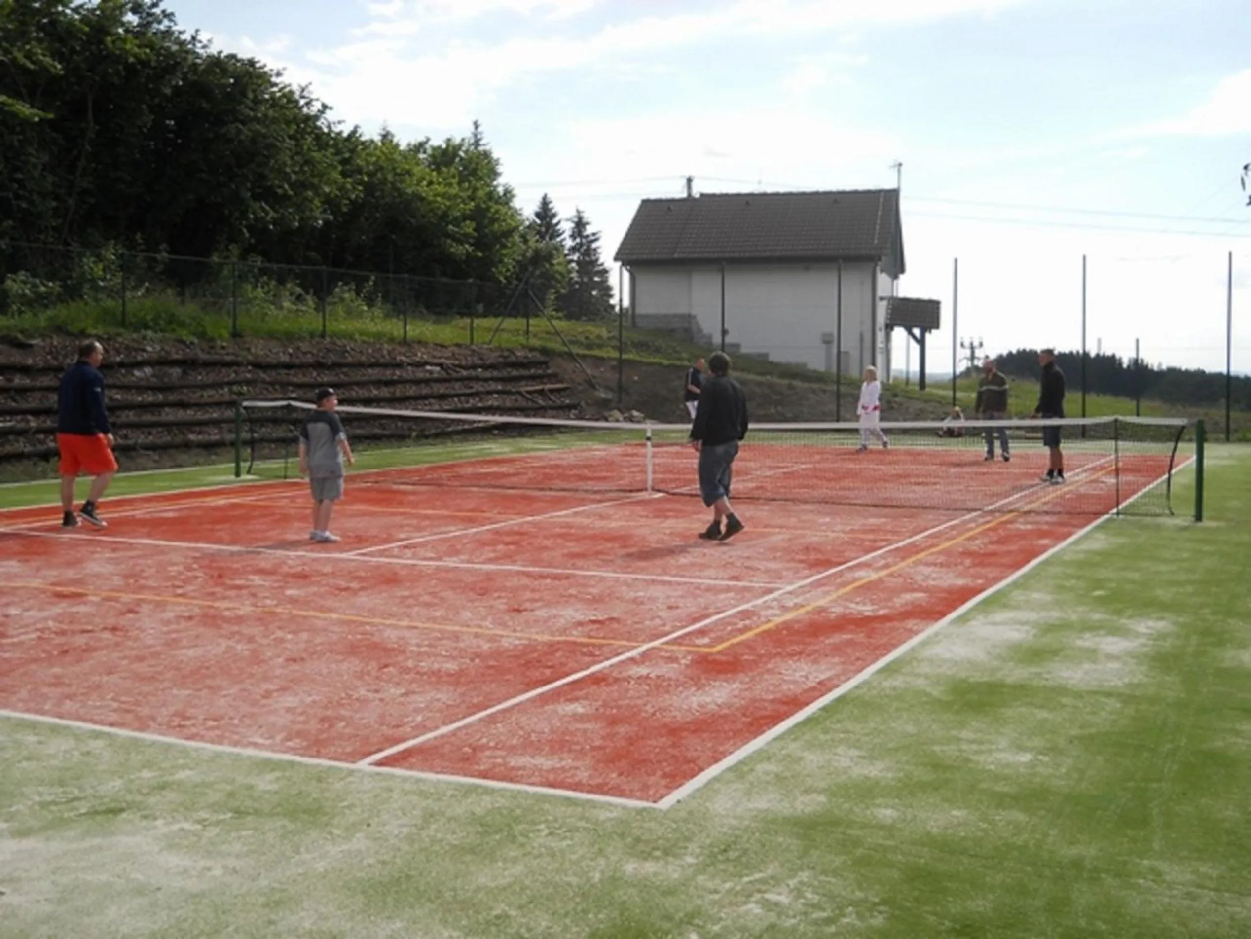 Tennis court in Hotel Sirákov