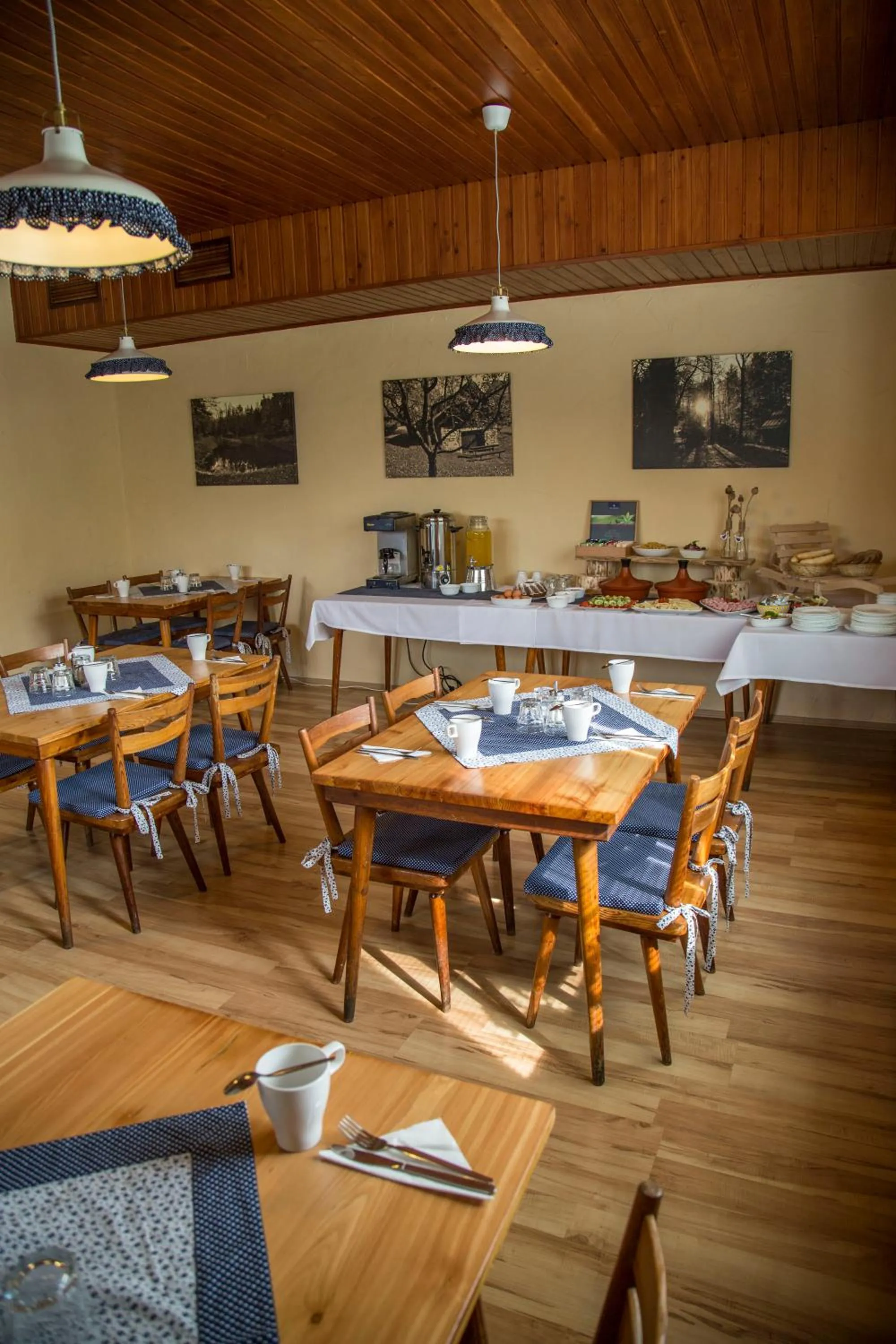 Buffet breakfast in Hotel Sirákov