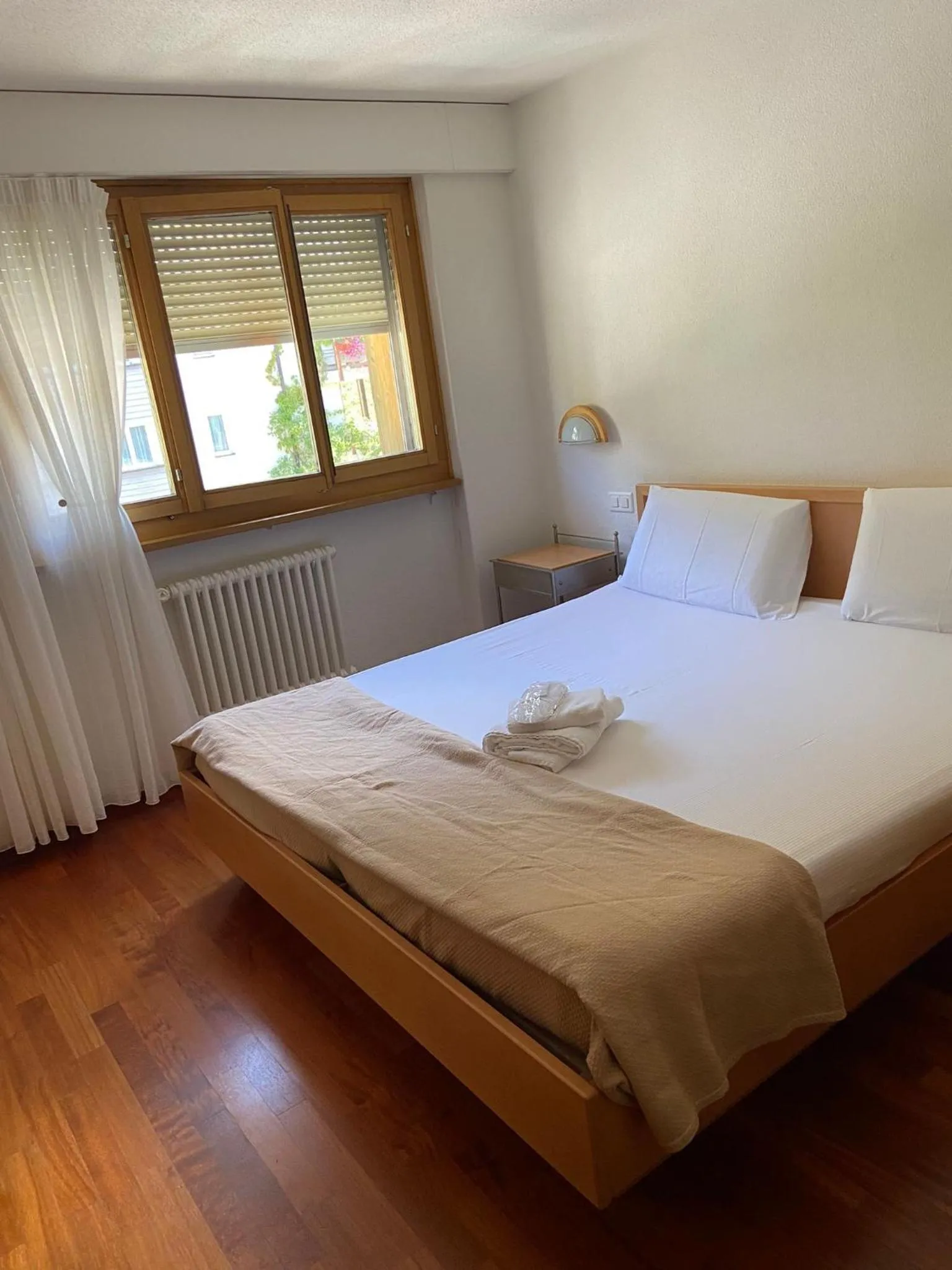 Bed in Hotel Restaurant Rothorn