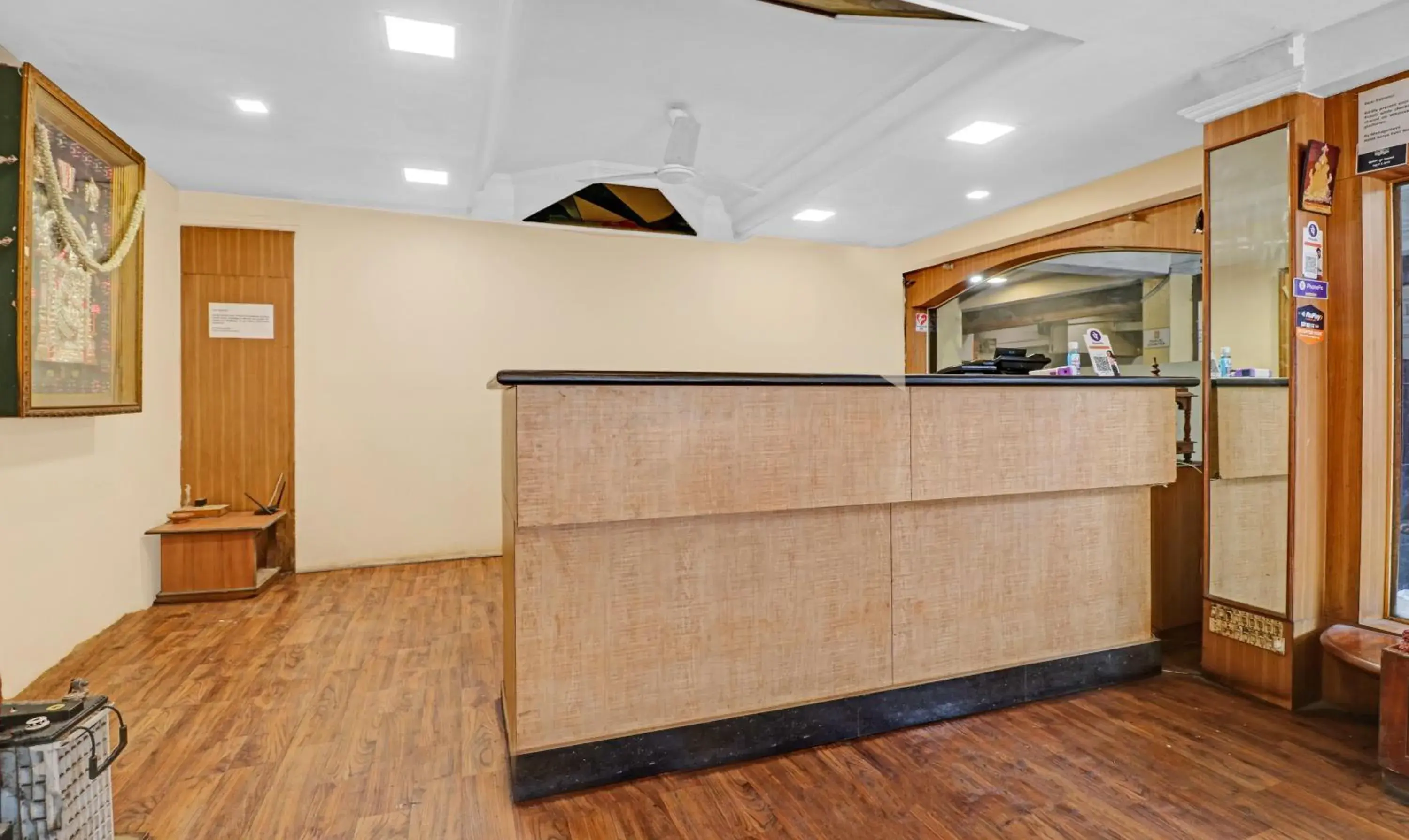 Lobby or reception in Treebo Surya Yatri Niwas Lobby or reception in Treebo Surya Yatri Niwas