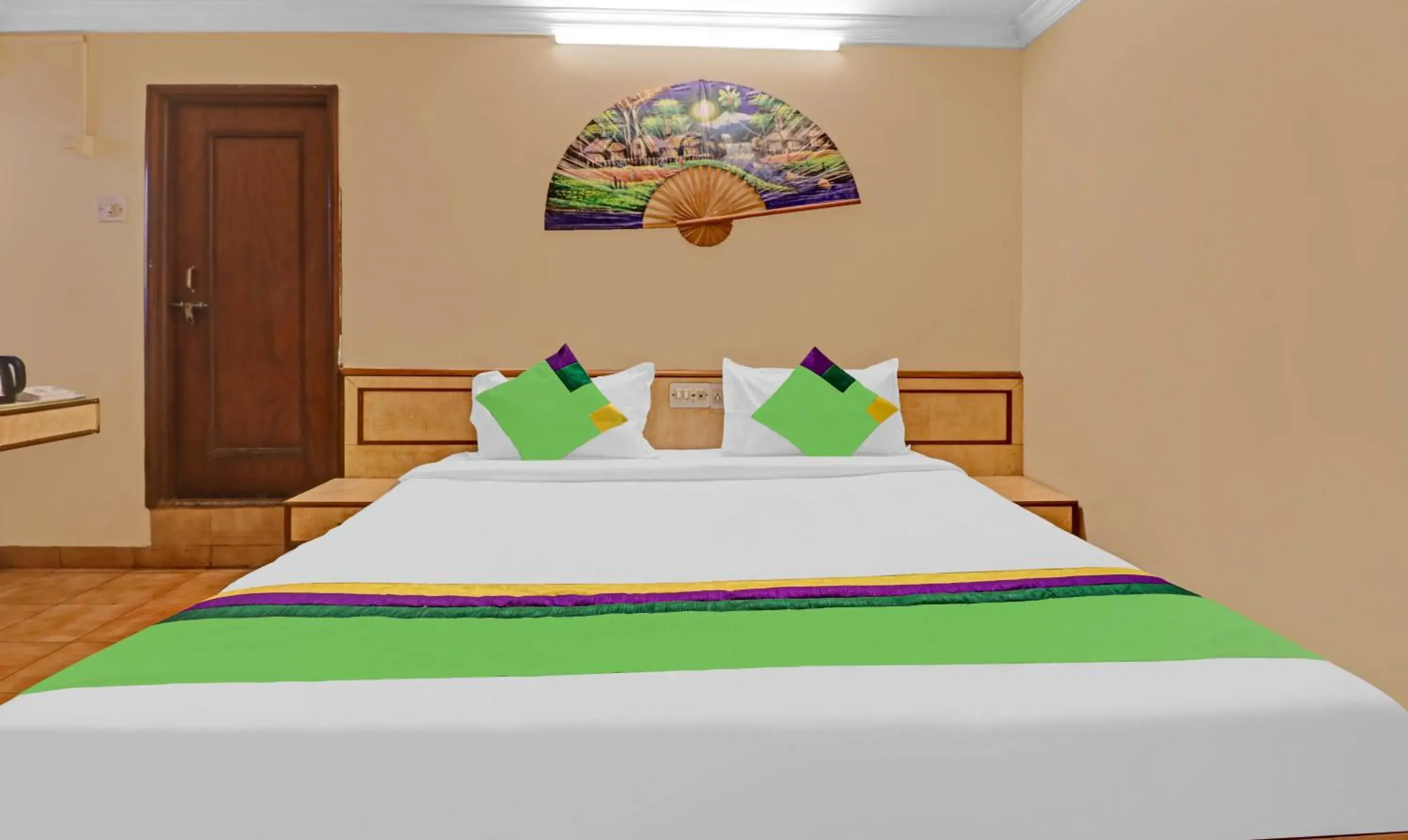 Bedroom, Bed in Treebo Surya Yatri Niwas Bedroom, Bed in Treebo Surya Yatri Niwas