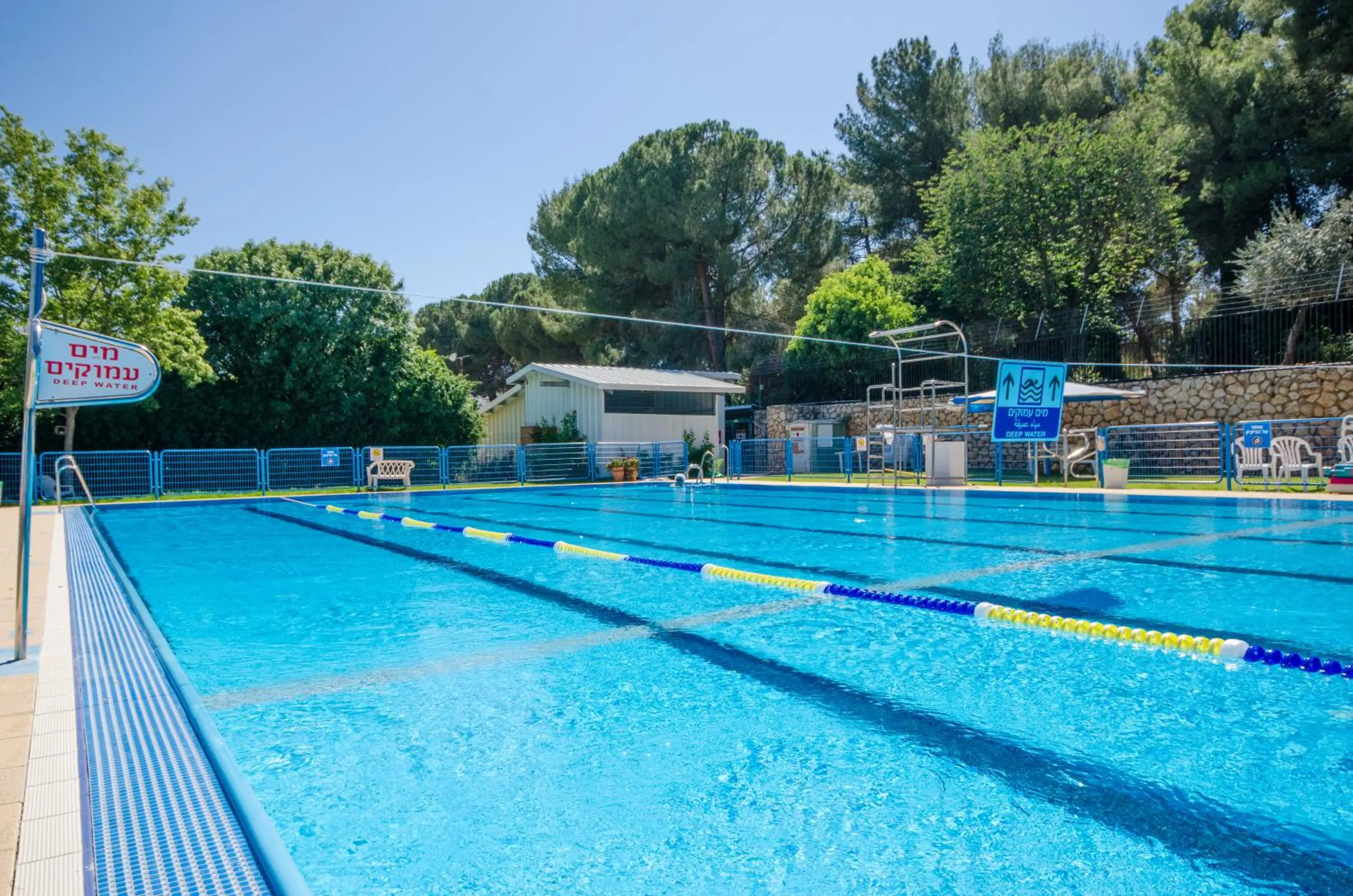 Swimming pool in Kibbutz Malkiya Travel Hotel
