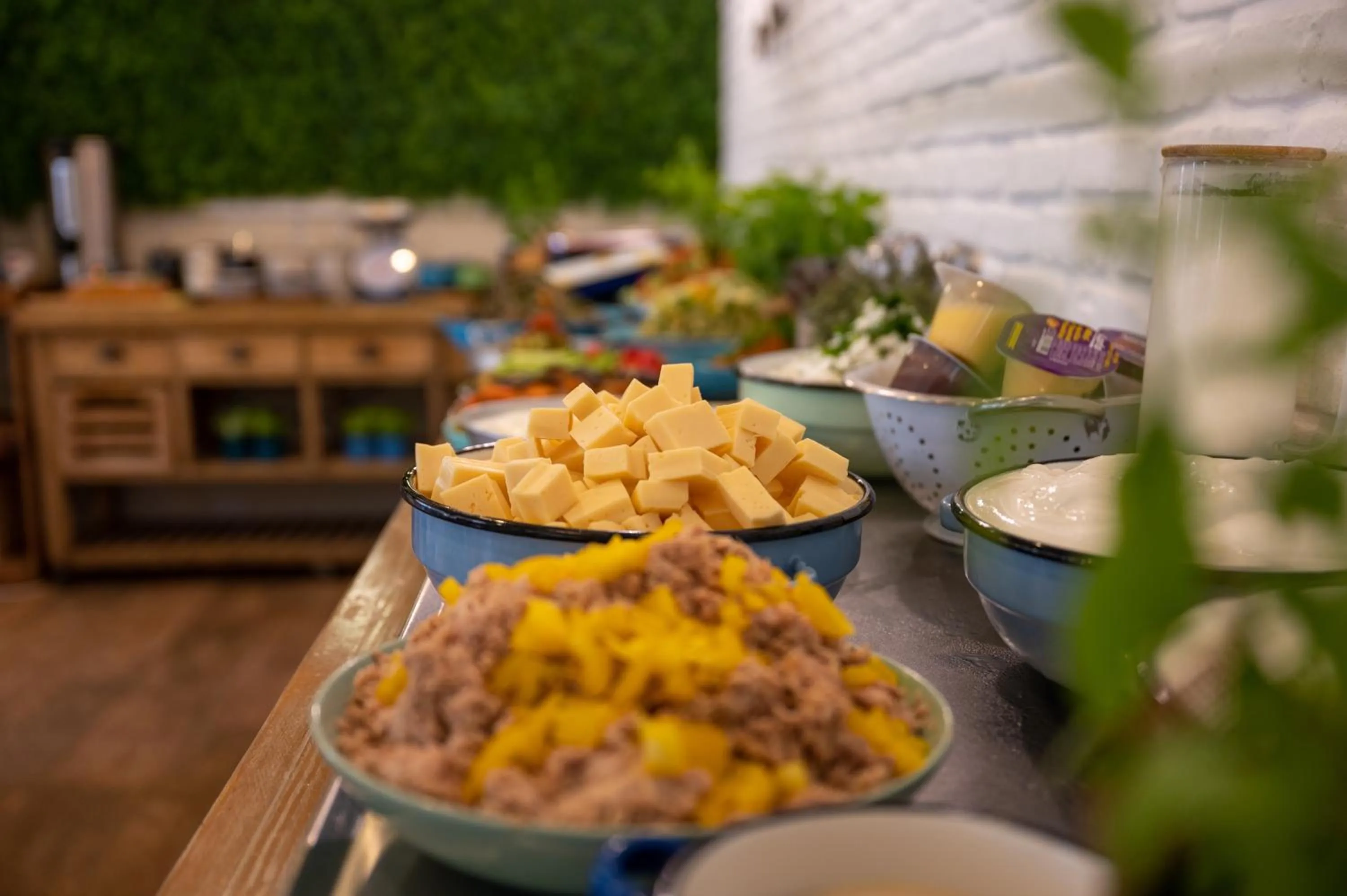 Buffet breakfast in Kibbutz Malkiya Travel Hotel