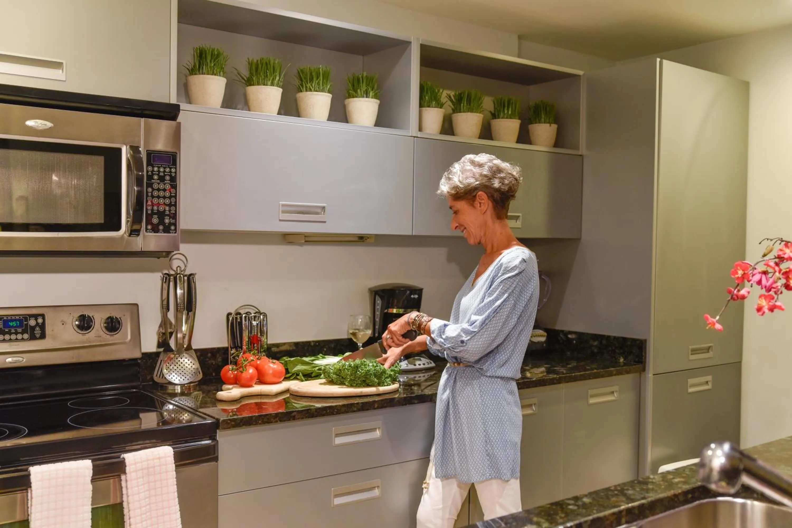 Kitchen or kitchenette in Princess Heights Luxury Condo Hotel