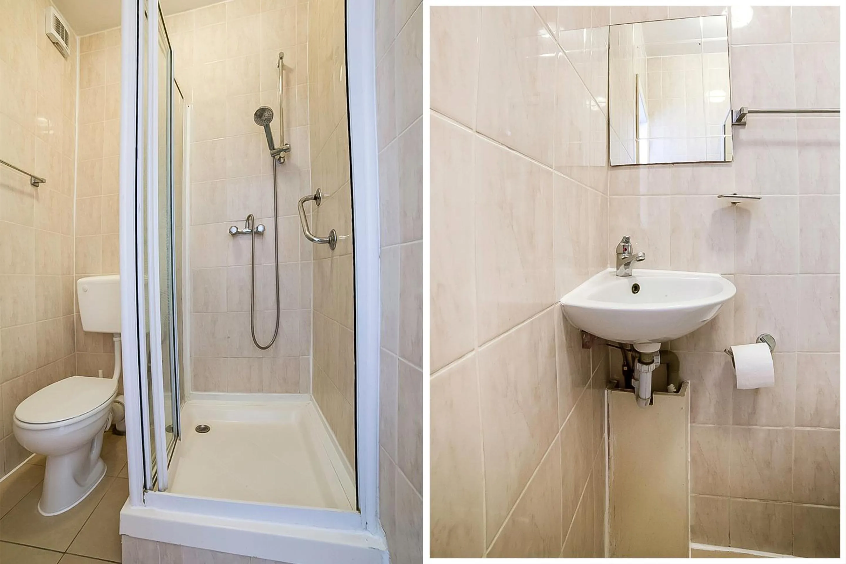 Shower in Stratford Hotel