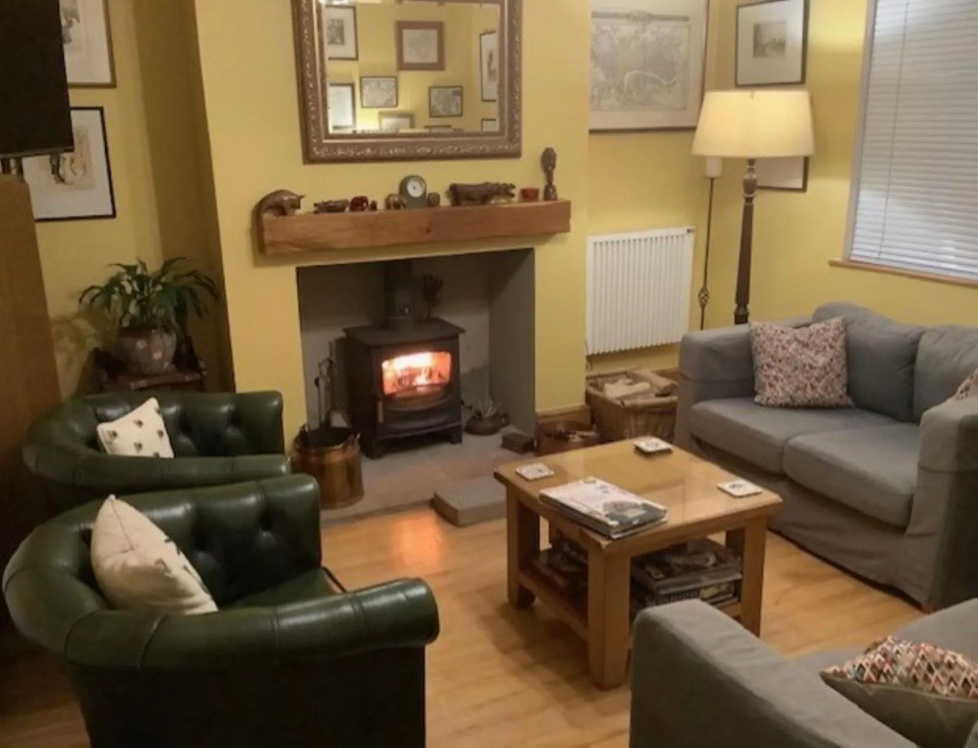 Living room in The Old Posthouse B&B