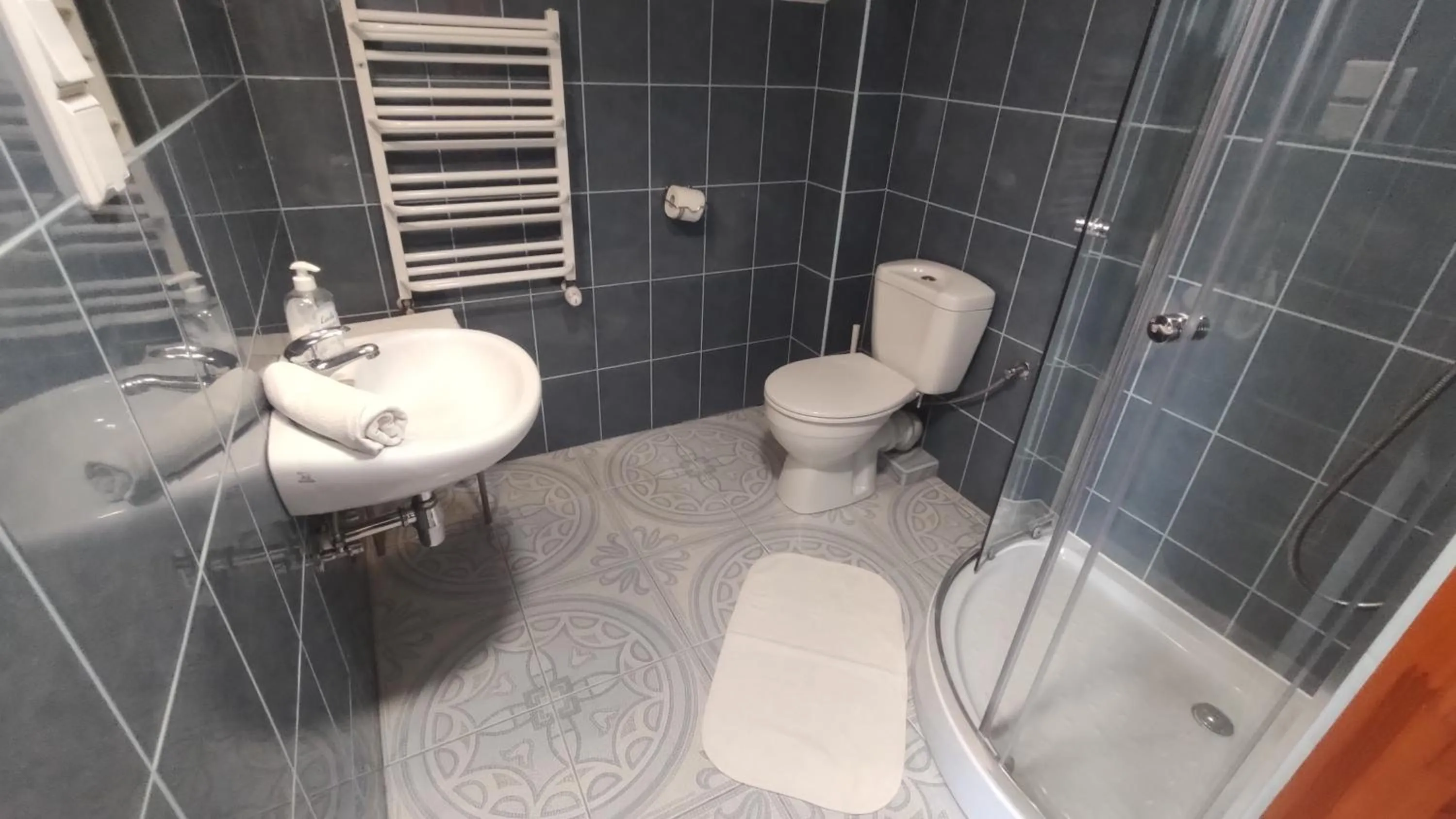 Shower in Słoneczny Dom pokoje i apartament na wynajem