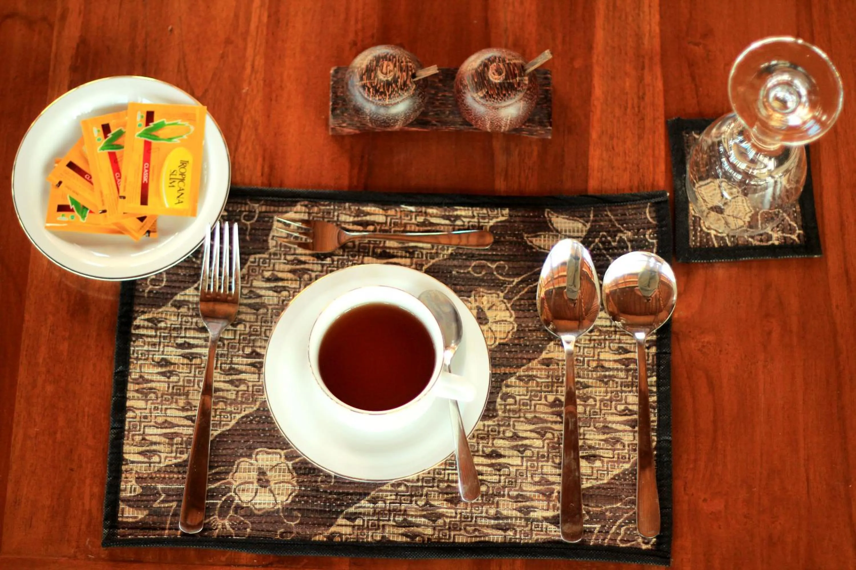 Non alcoholic drinks in The Garuda Villa and Restaurant