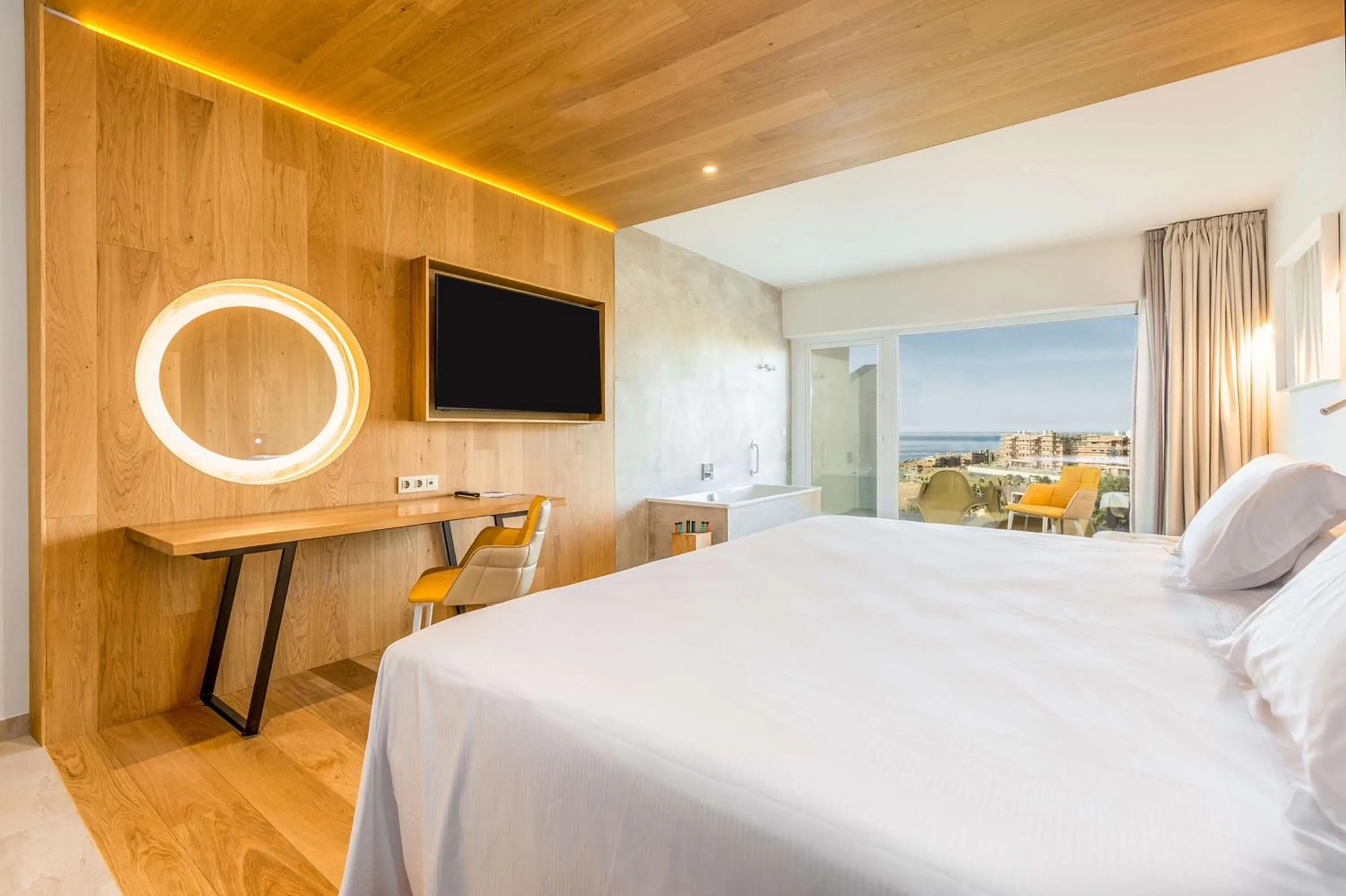 Bed in Higuerón Hotel Málaga, Curio Collection by Hilton