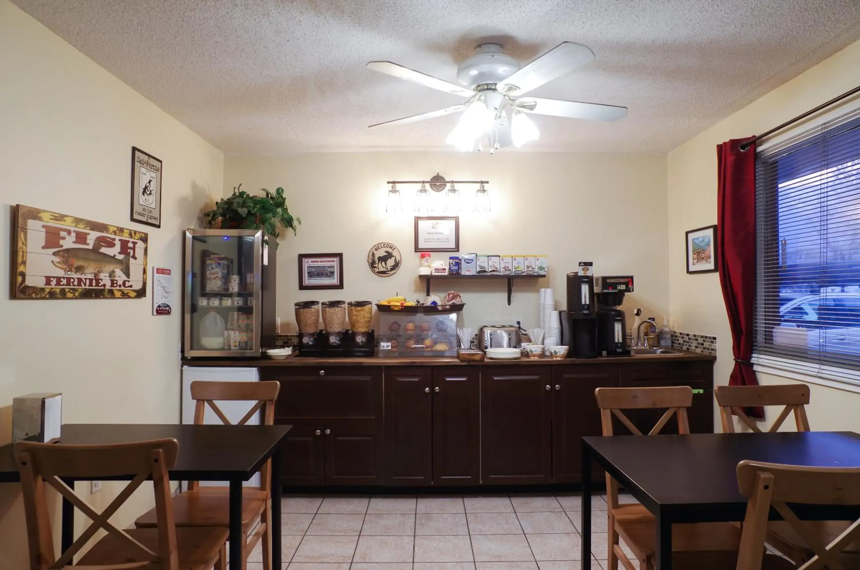 Continental breakfast in Canadas Best Value Inn and Suites Fernie Continental breakfast in Canadas Best Value Inn and Suites Fernie