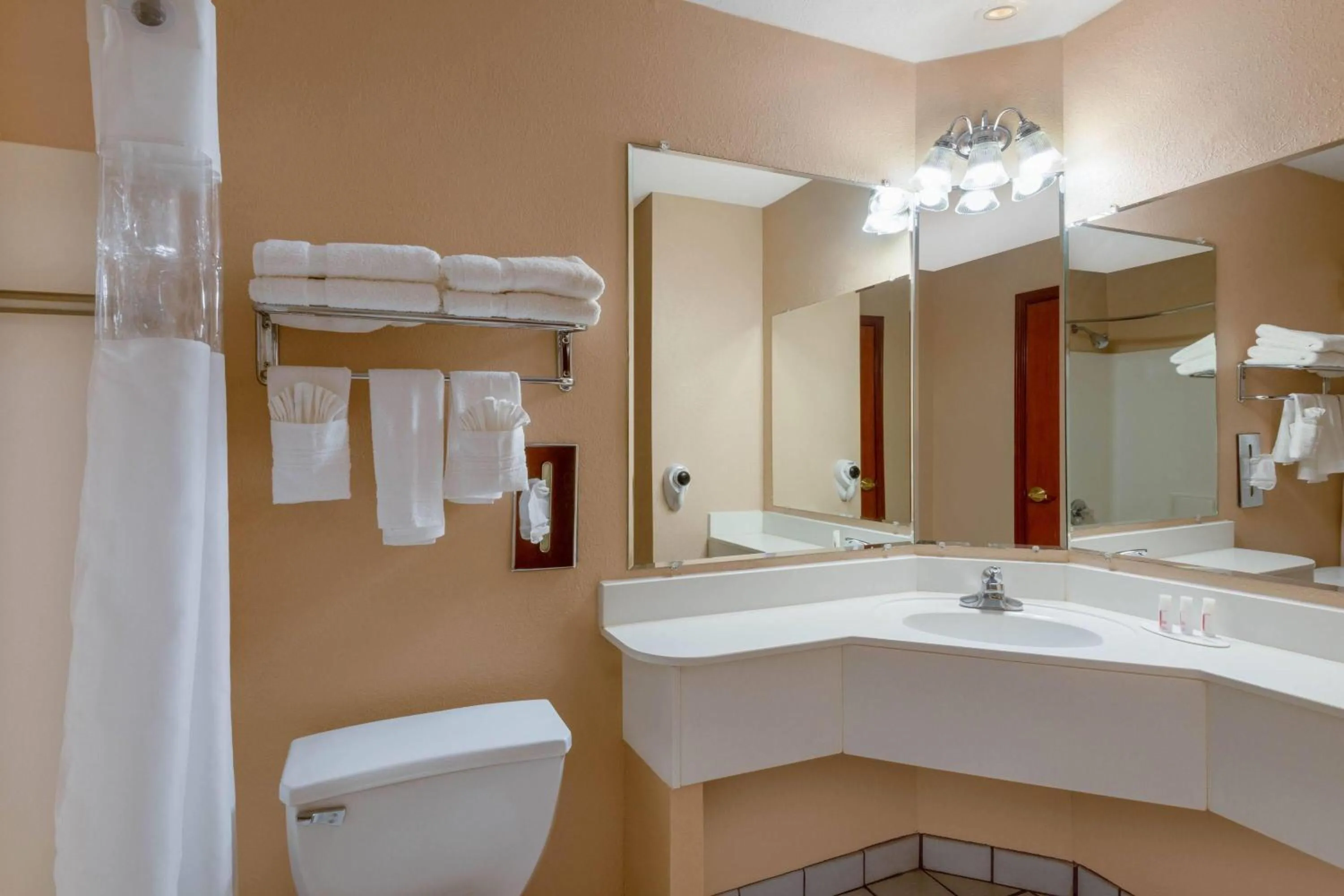 Bathroom in Baymont by Wyndham Plainfield/ Indianapolis Arpt Area