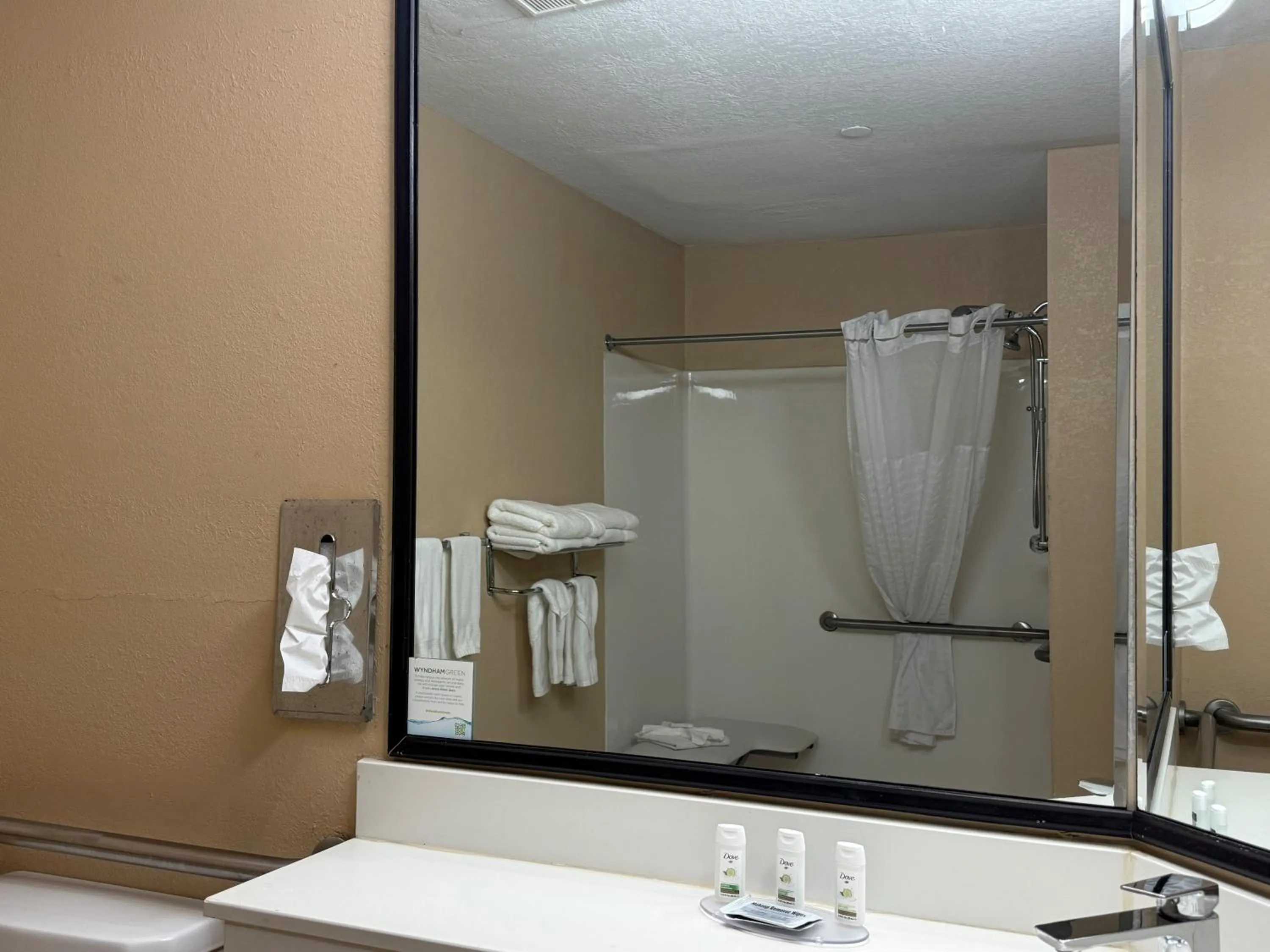 Bathroom in Baymont by Wyndham Plainfield/ Indianapolis Arpt Area