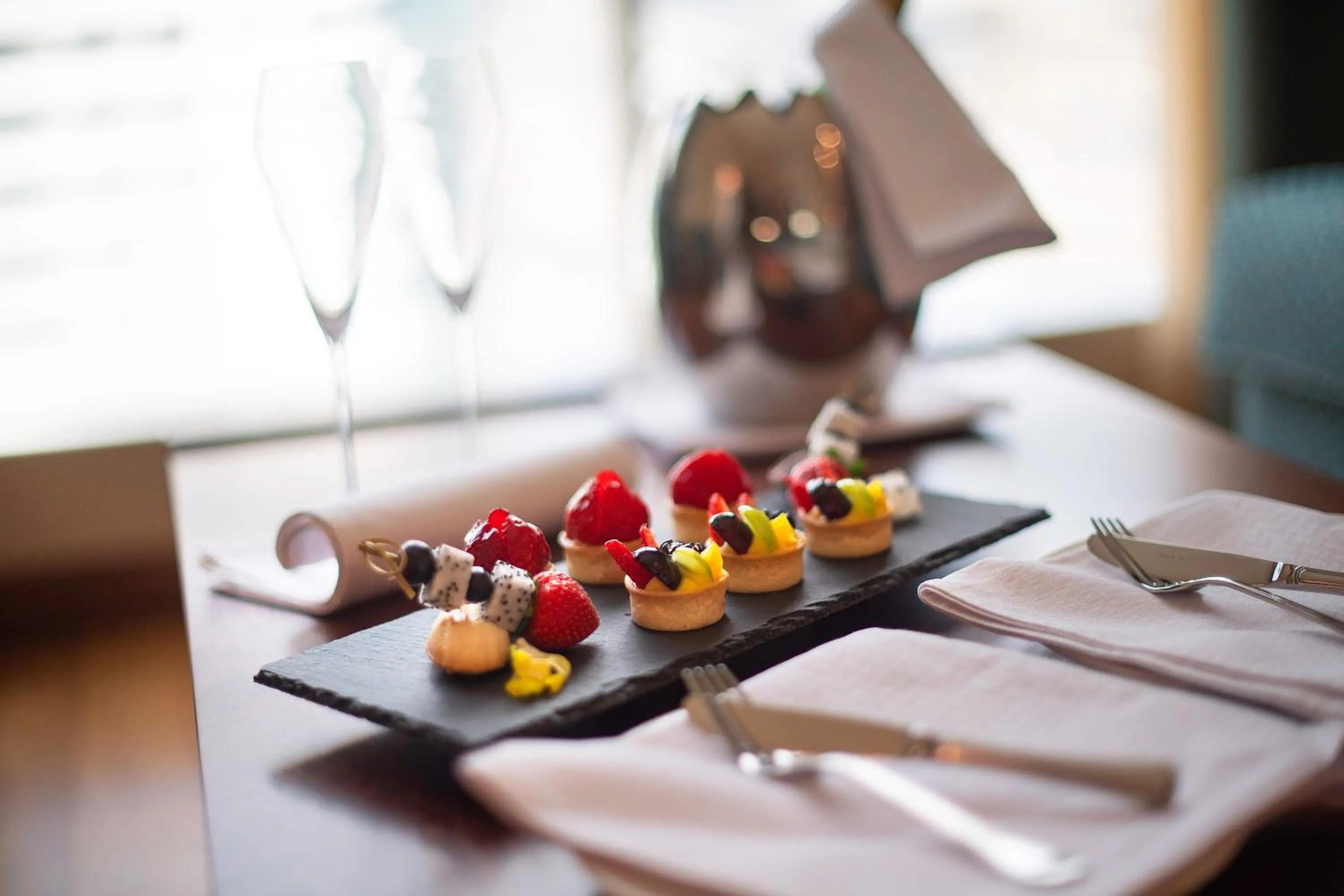 Food close-up in Stella Di Mare Dubai Marina Hotel