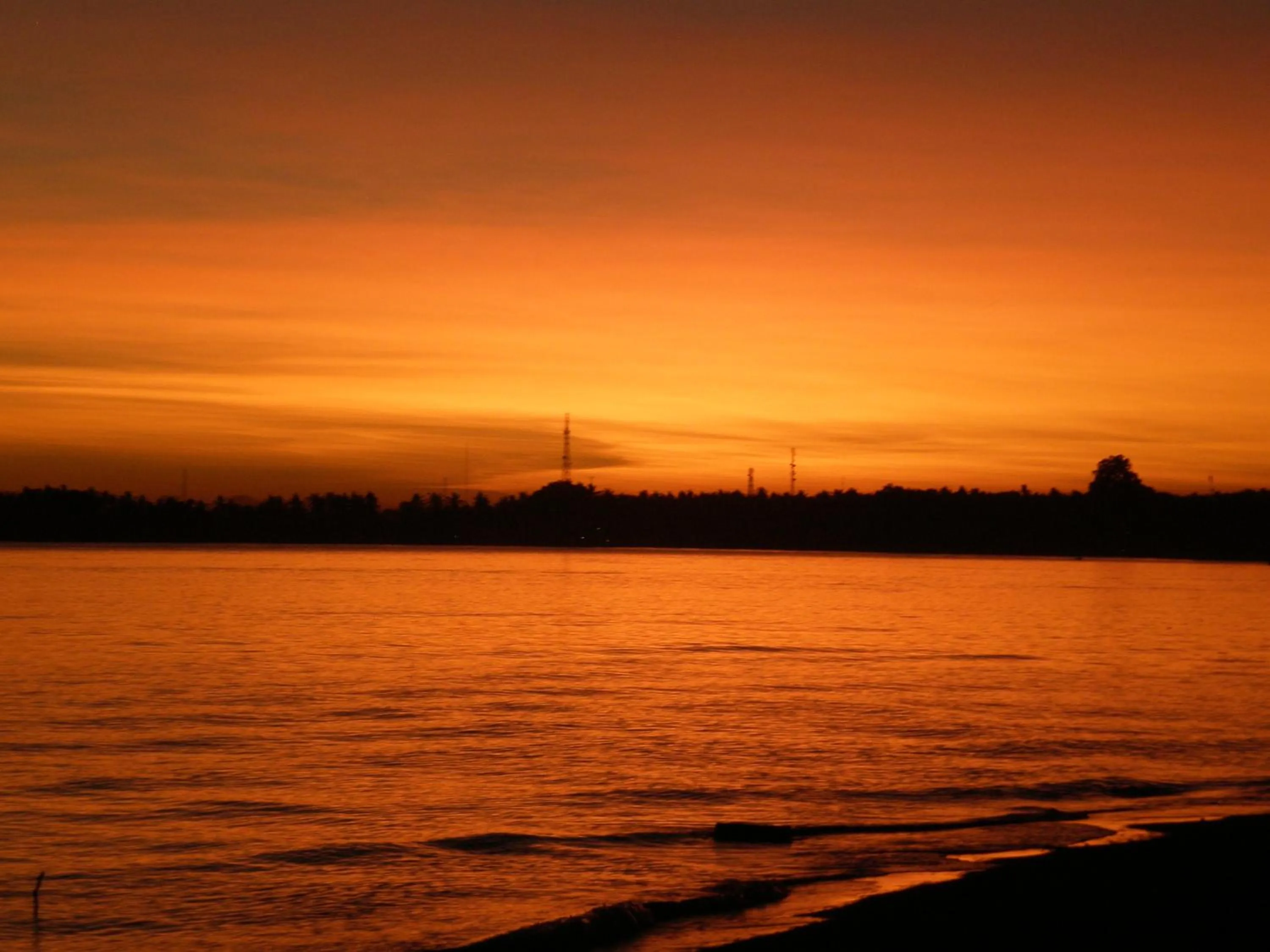 Sunrise in Dolphin Beach Bali