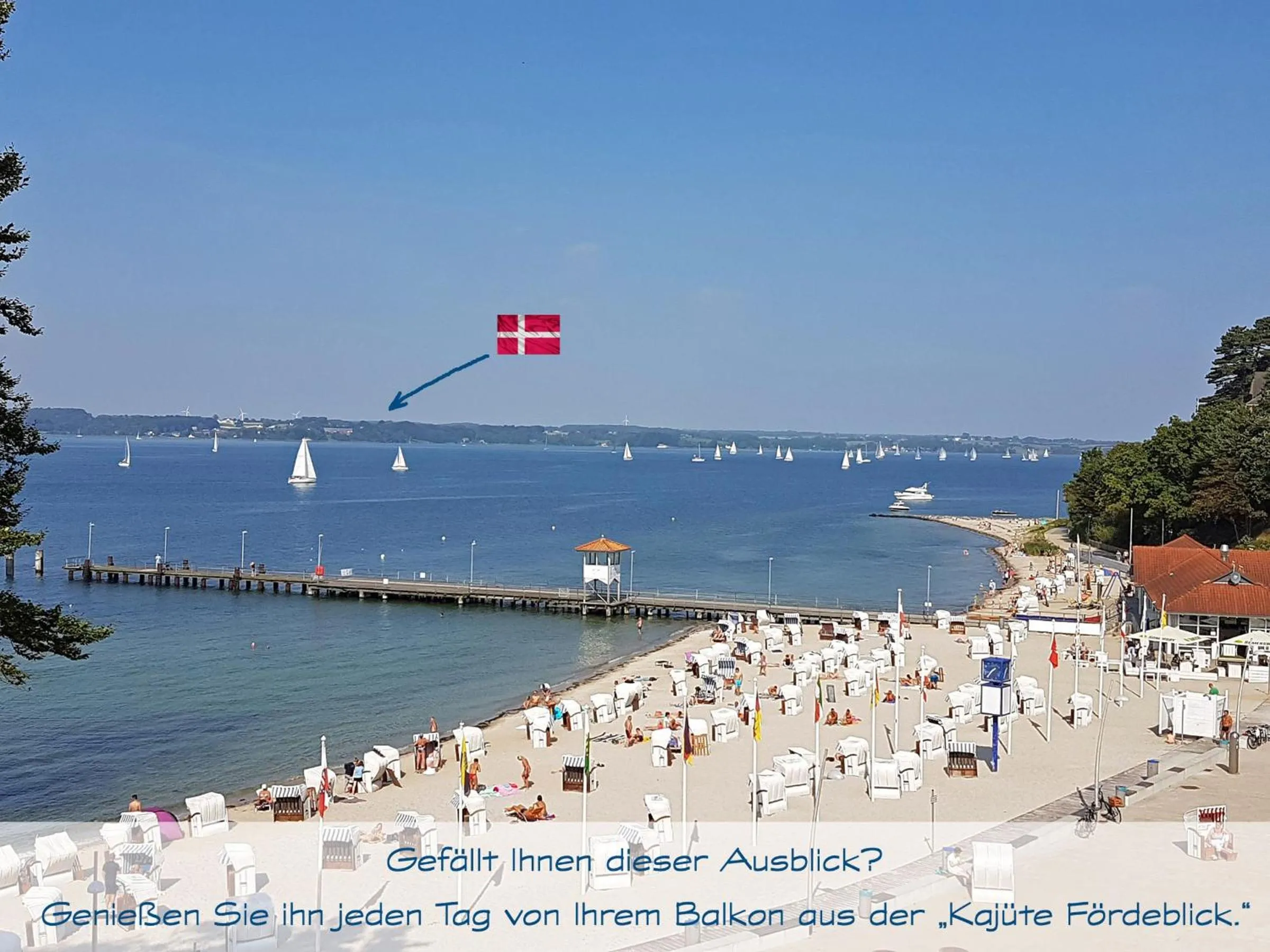 fewo1846 Intermar - Kajuete Foerdeblick - familienfreundliches Studioapartment mit Balkon und Meerblick