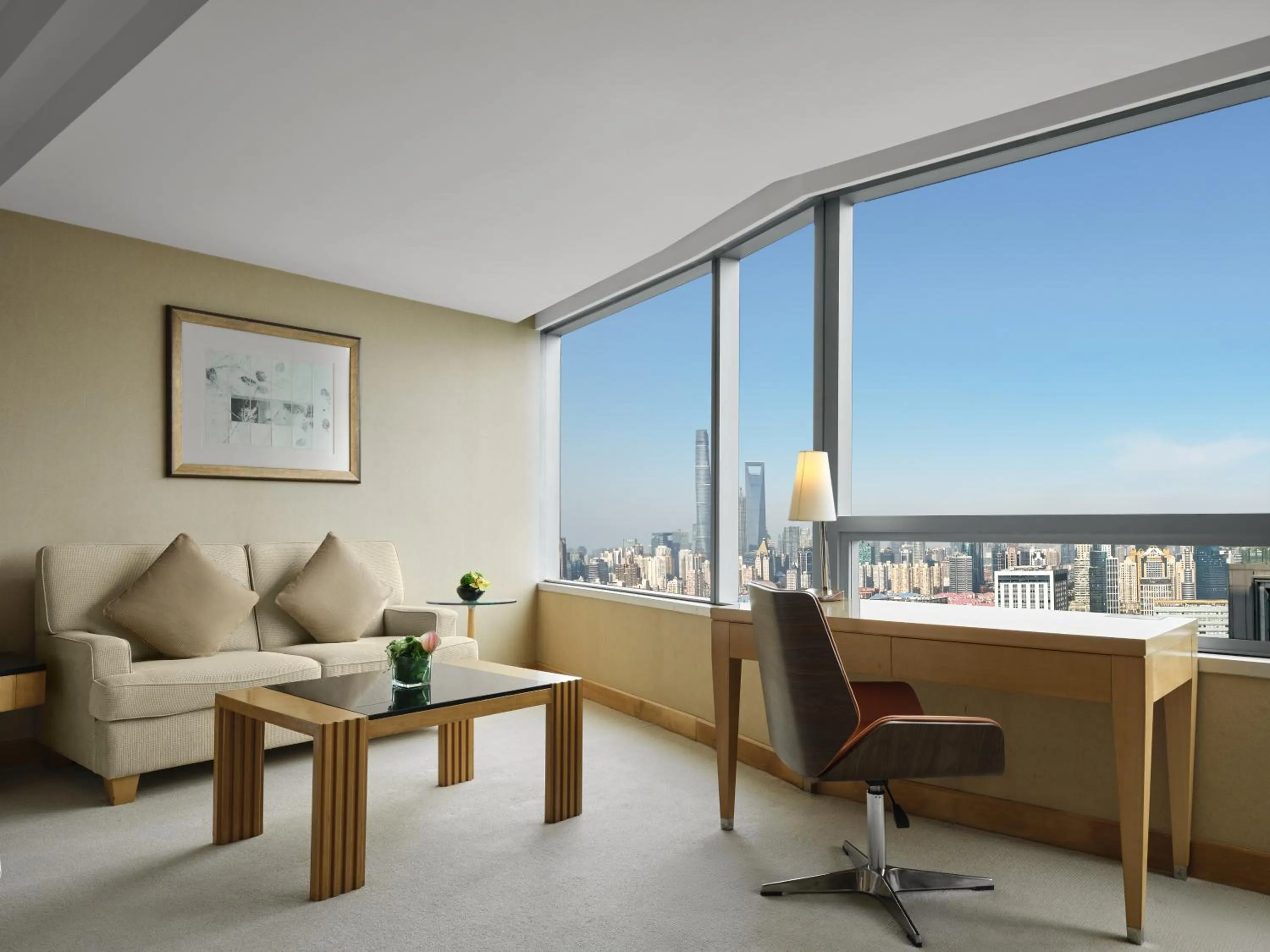 Seating area in DoubleTree by Hilton Shanghai Pudong - Present welcome cookie