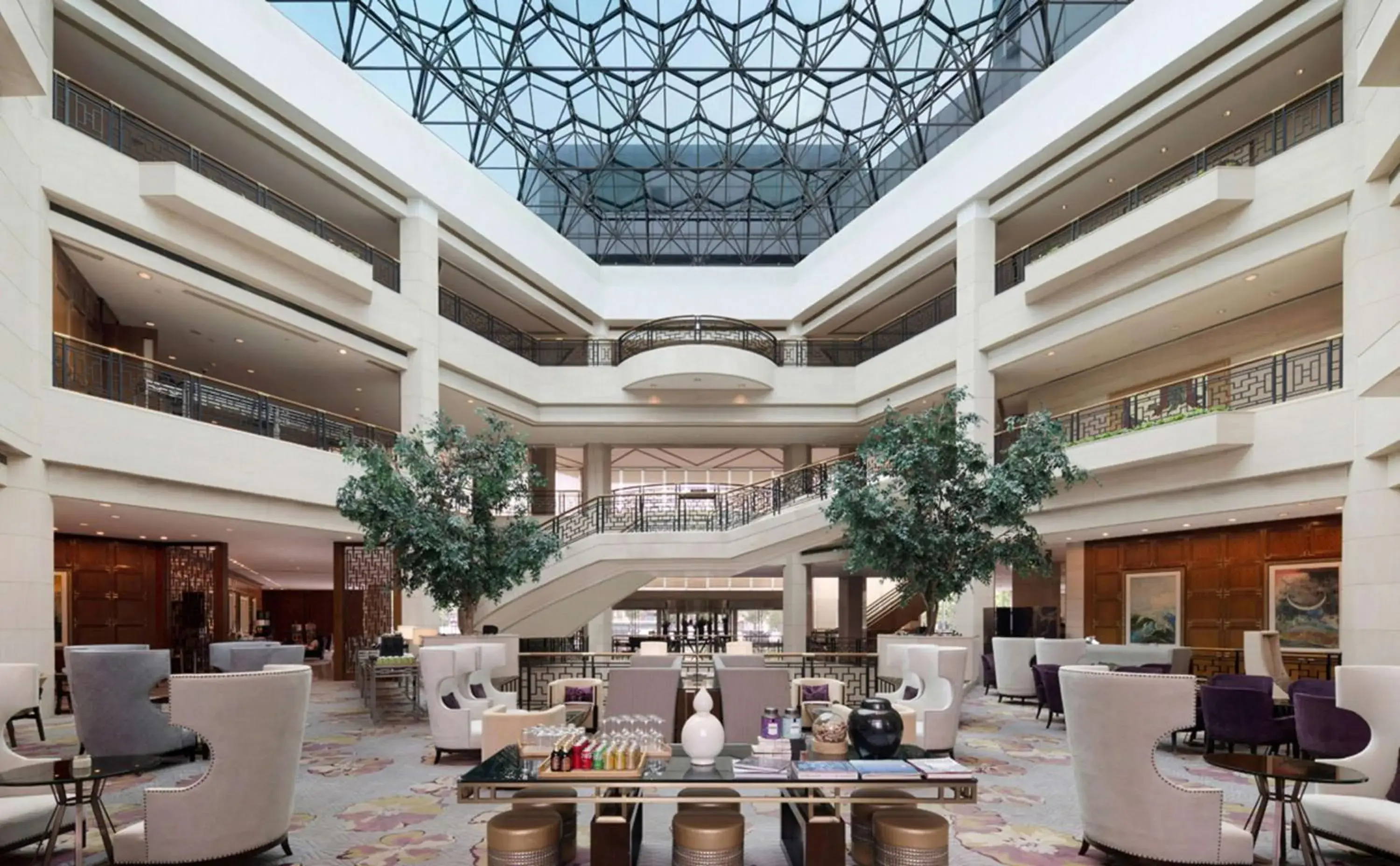 Lobby or reception in DoubleTree by Hilton Shanghai Pudong - Present welcome cookie Lobby or reception in DoubleTree by Hilton Shanghai Pudong - Present welcome cookie