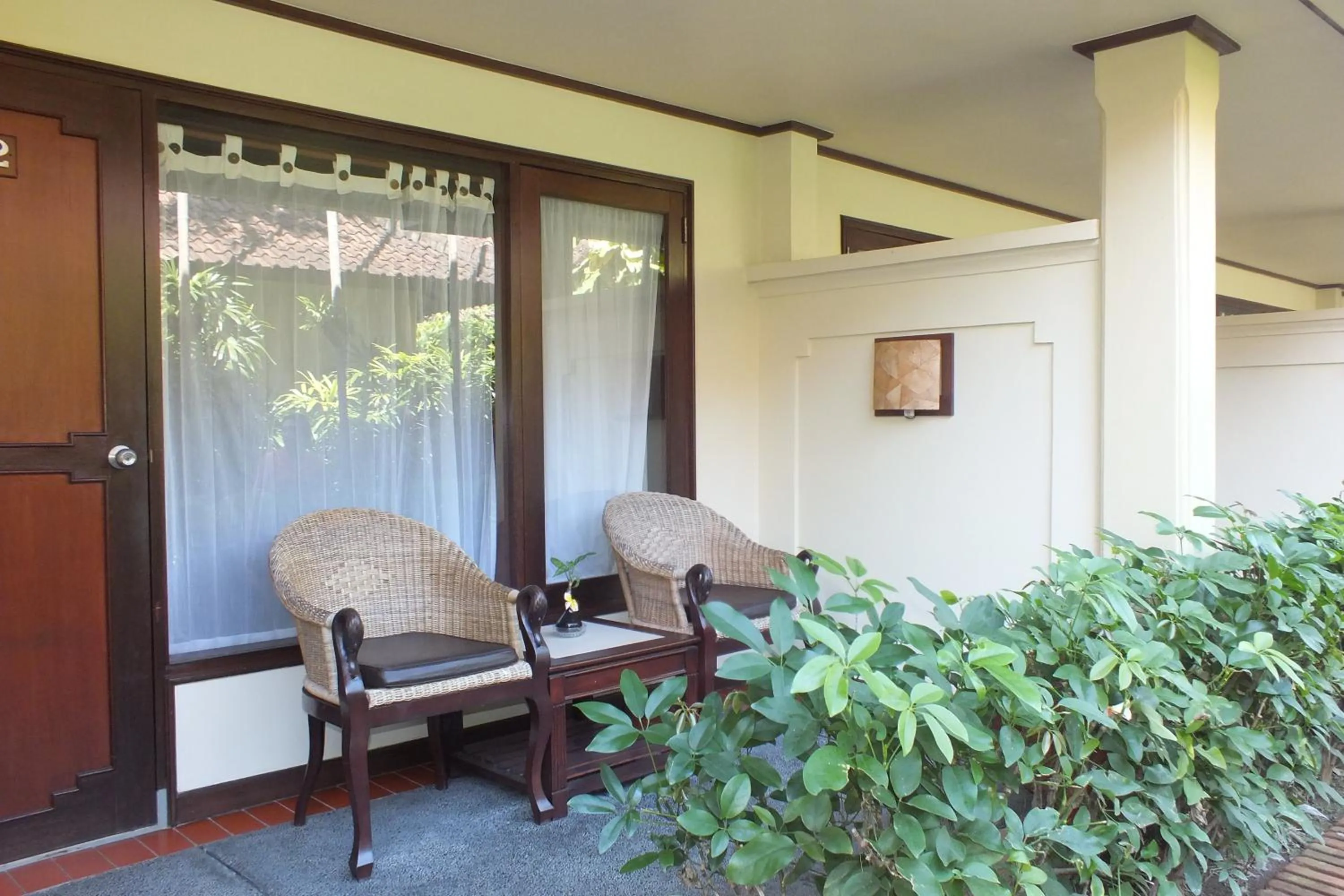 Balcony/Terrace in Besakih Beach Hotel