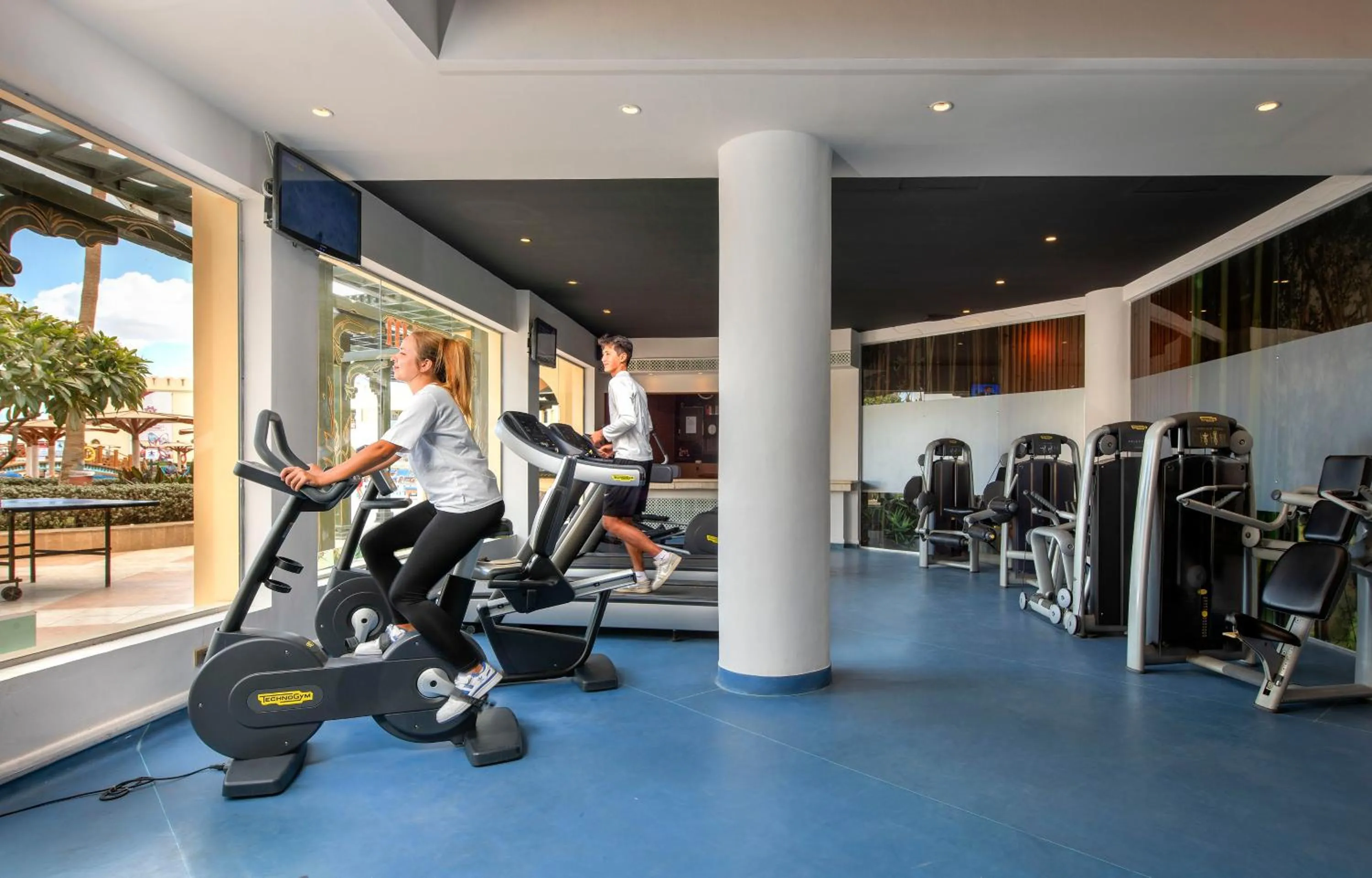 Fitness centre/facilities in Charmillion Club Resort