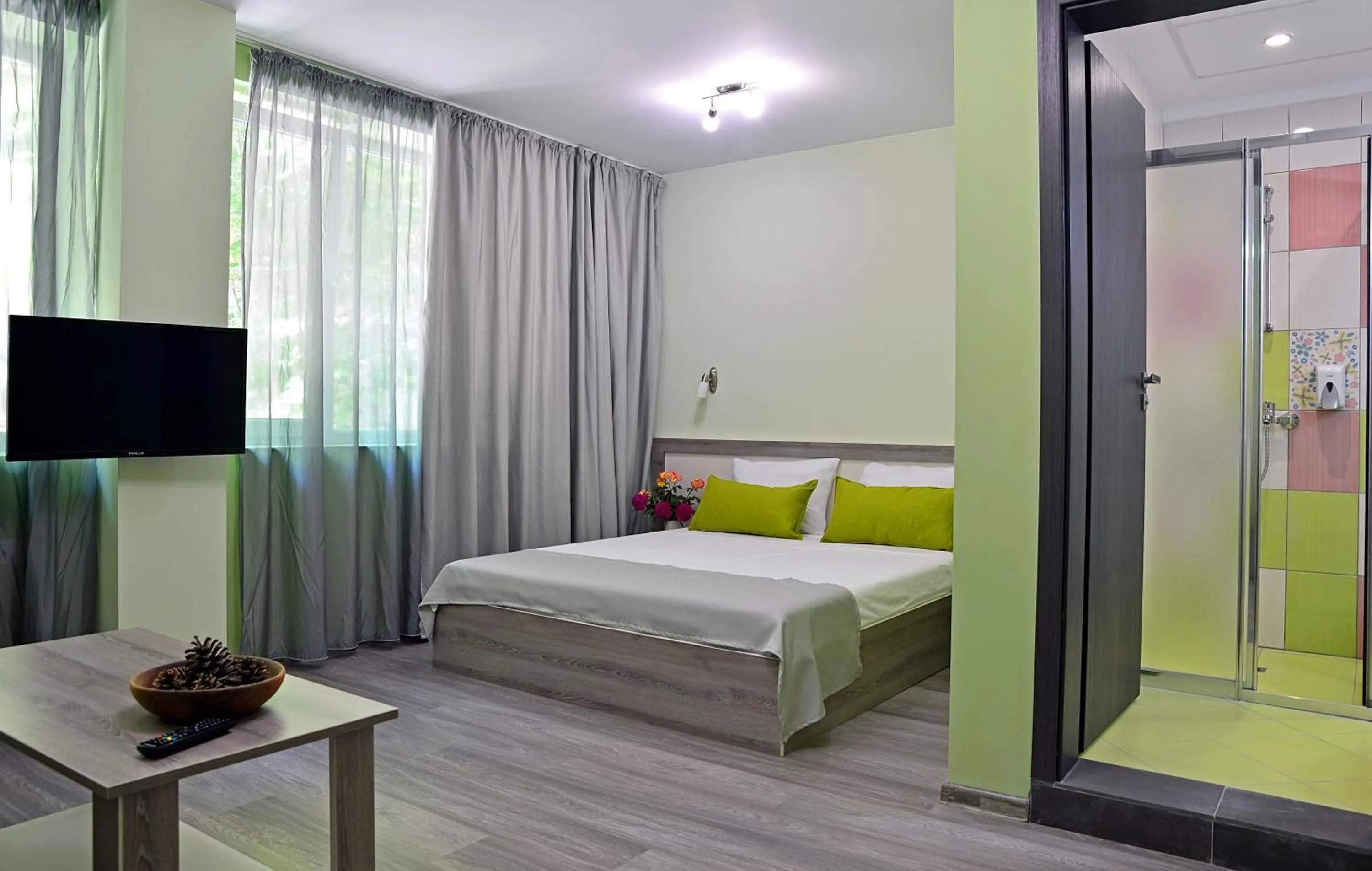 Bed in Visito Aparthouse