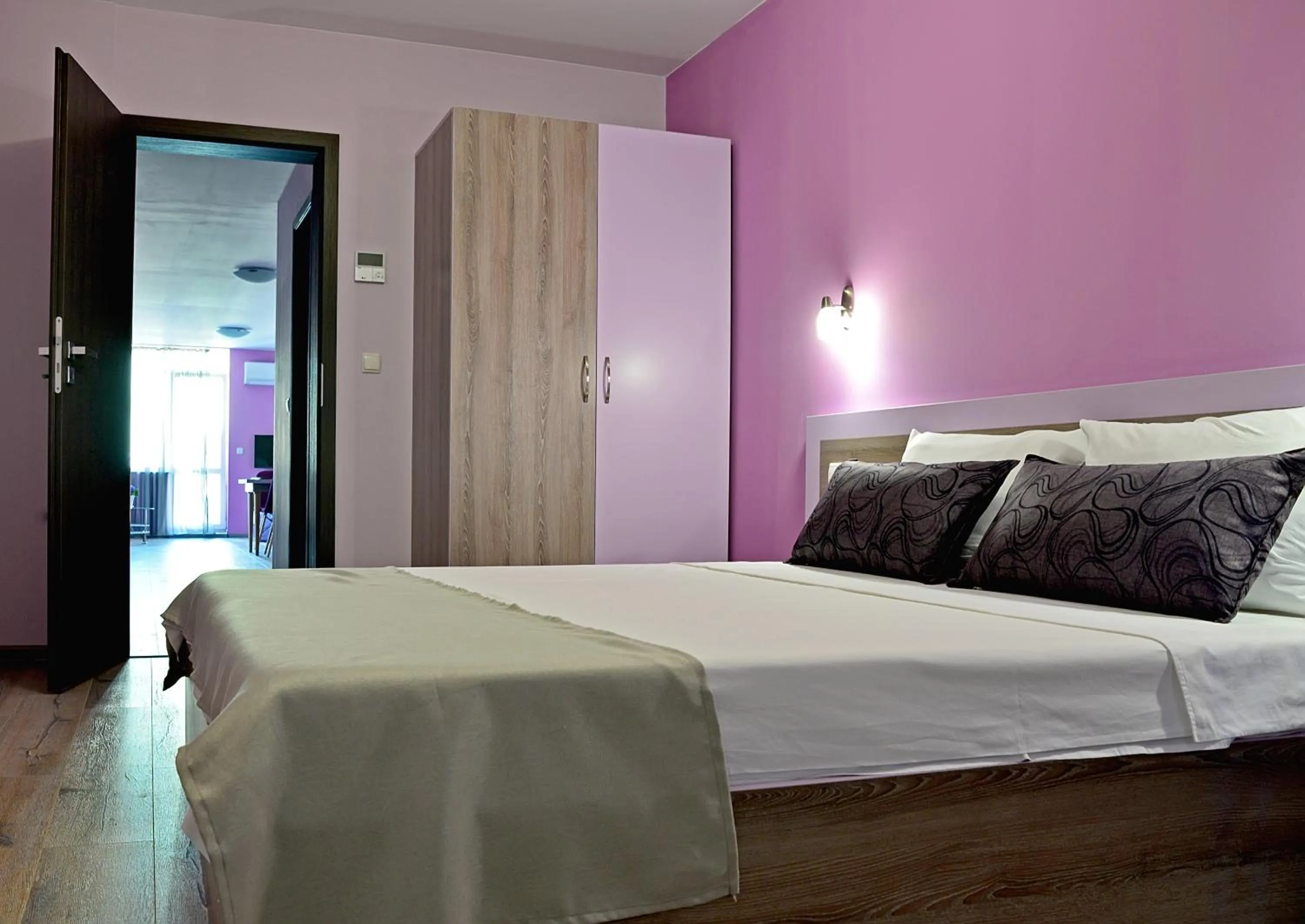 Bed in Visito Aparthouse