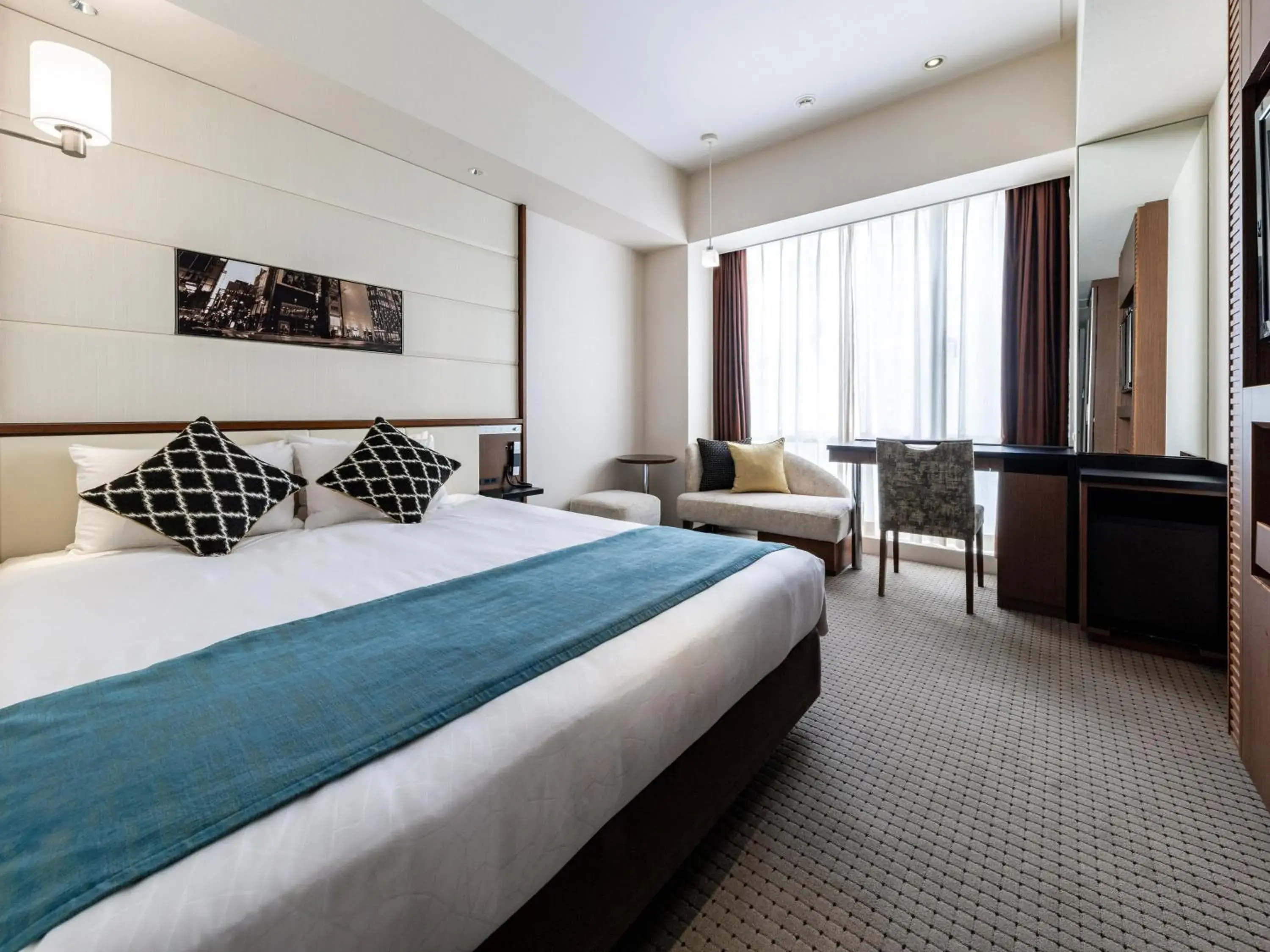 Bed in Solaria Nishitetsu Hotel Ginza Bed in Solaria Nishitetsu Hotel Ginza