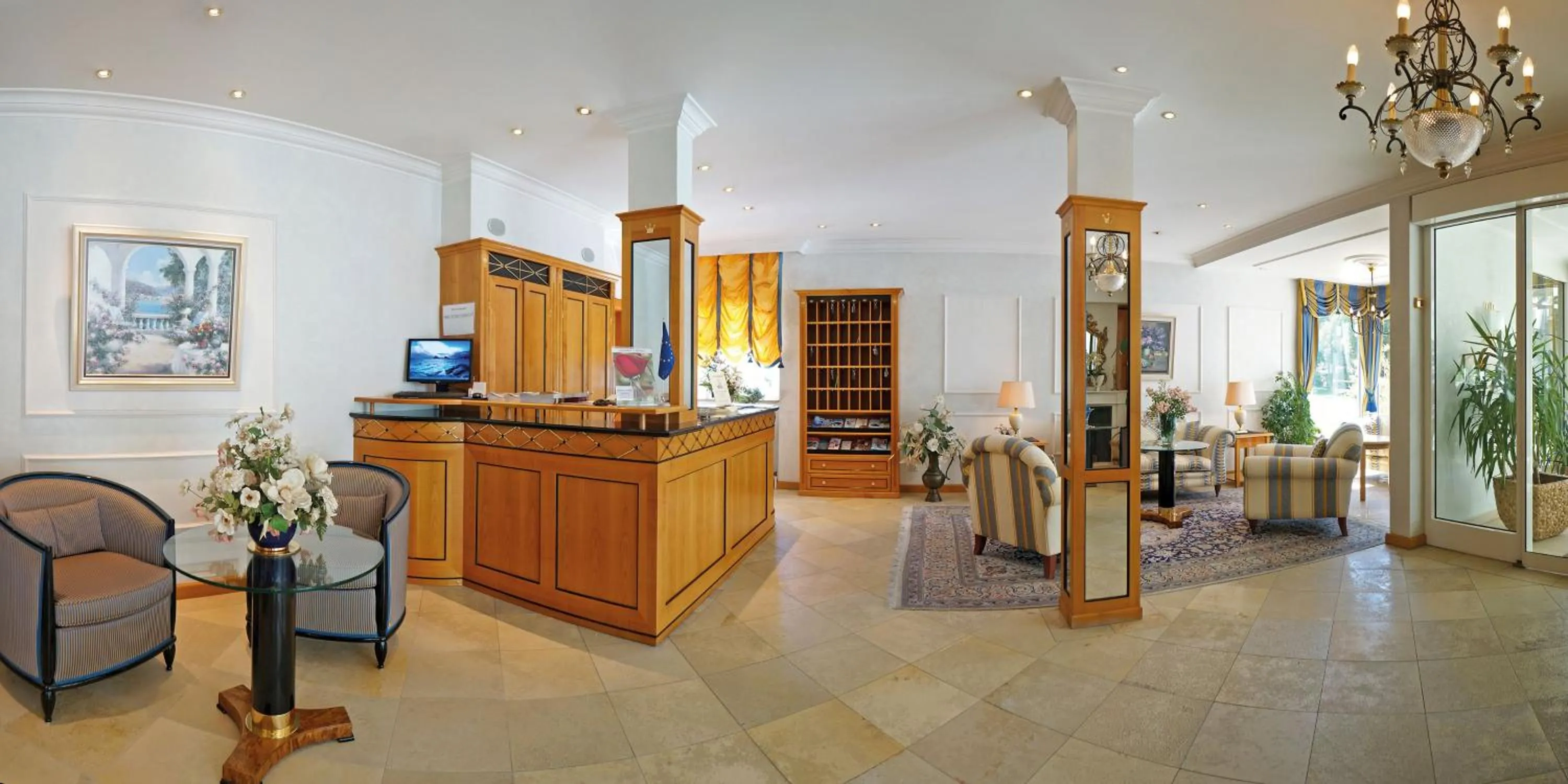 Lobby or reception in Hotel Sacher-Stoiber