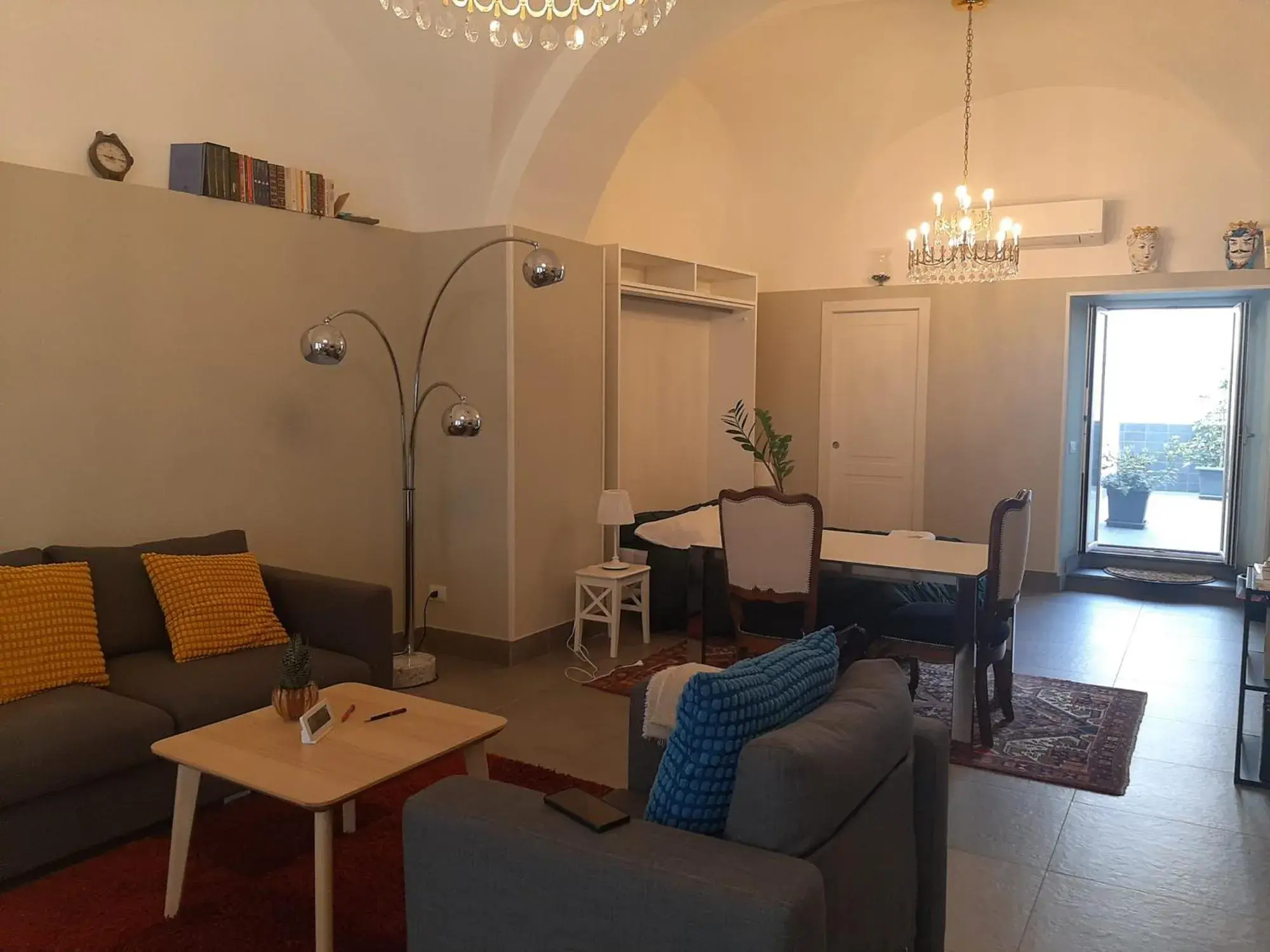 Living room in RossoCorallo B&B Living room in RossoCorallo B&B