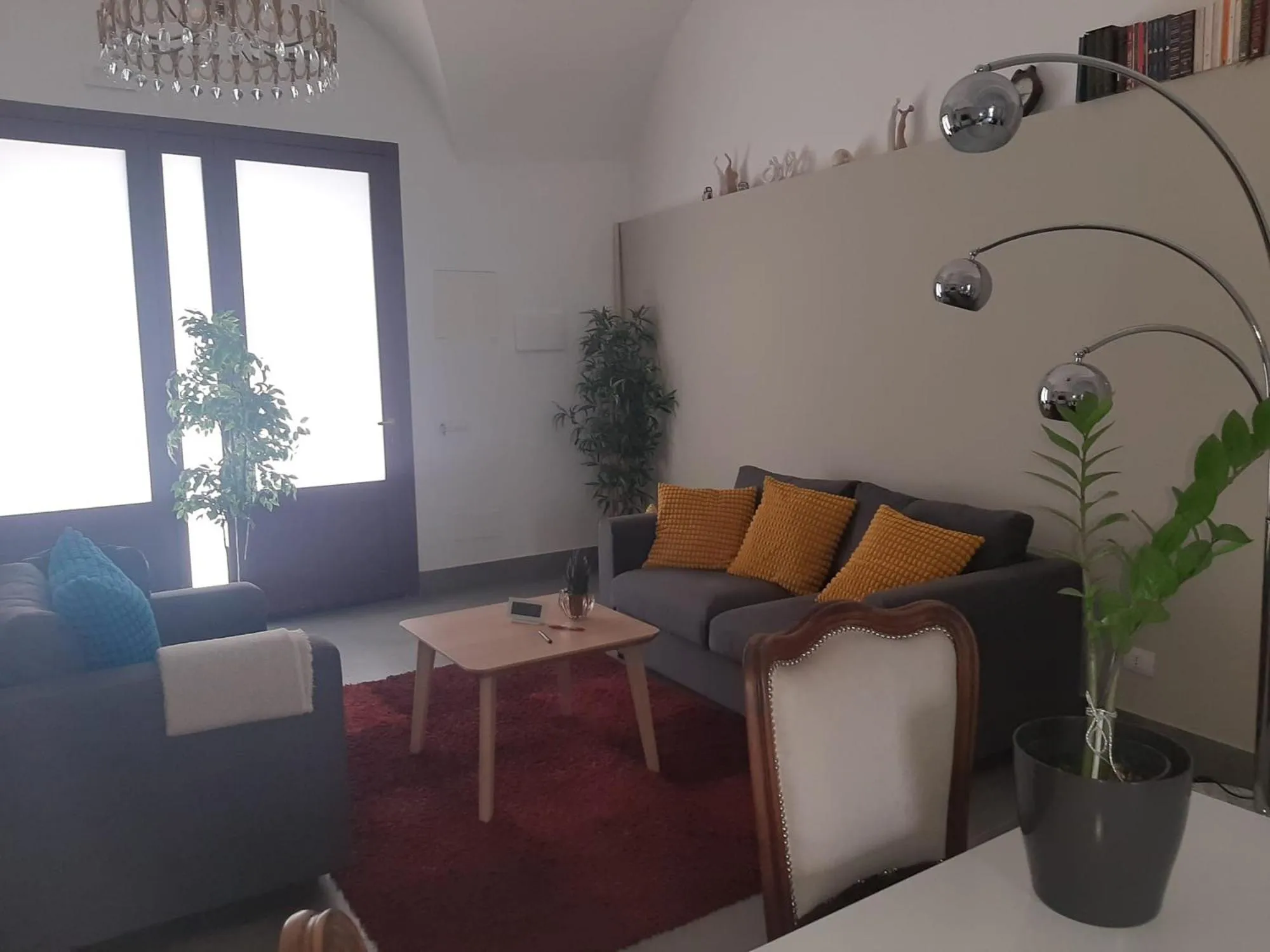 Living room in RossoCorallo B&B