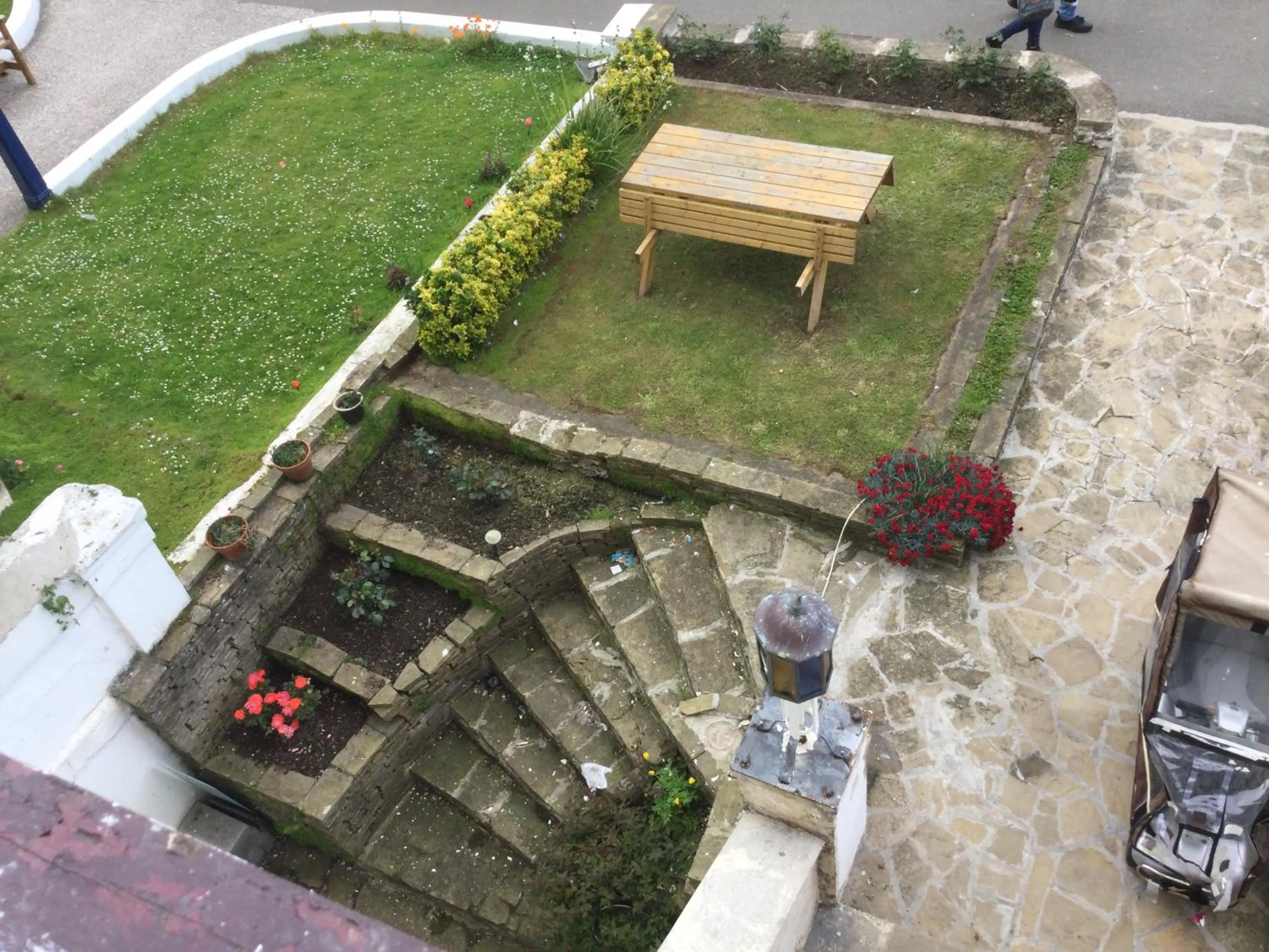 Garden view in THE TREVONE, Llandudno