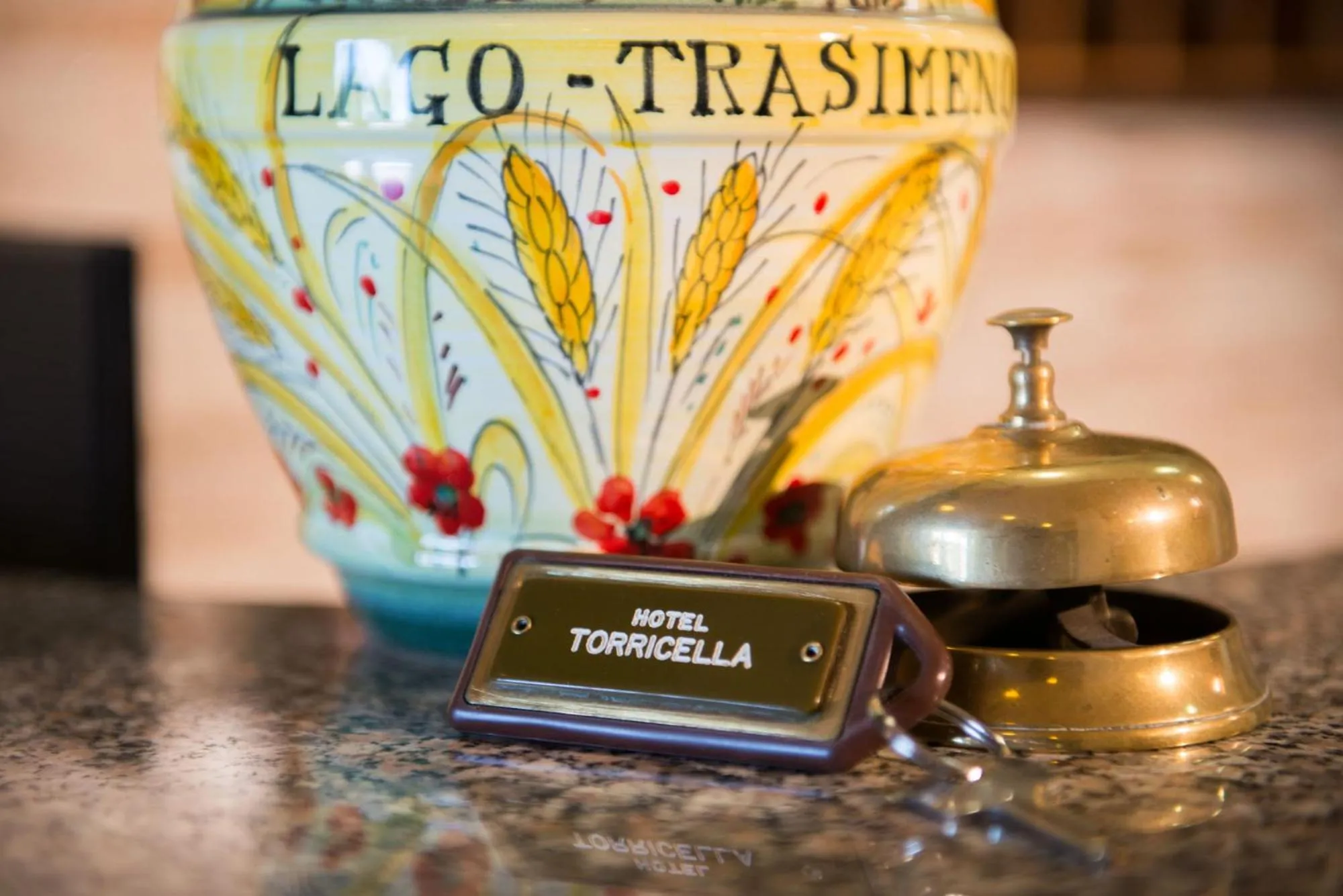 Decorative detail in Hotel Torricella