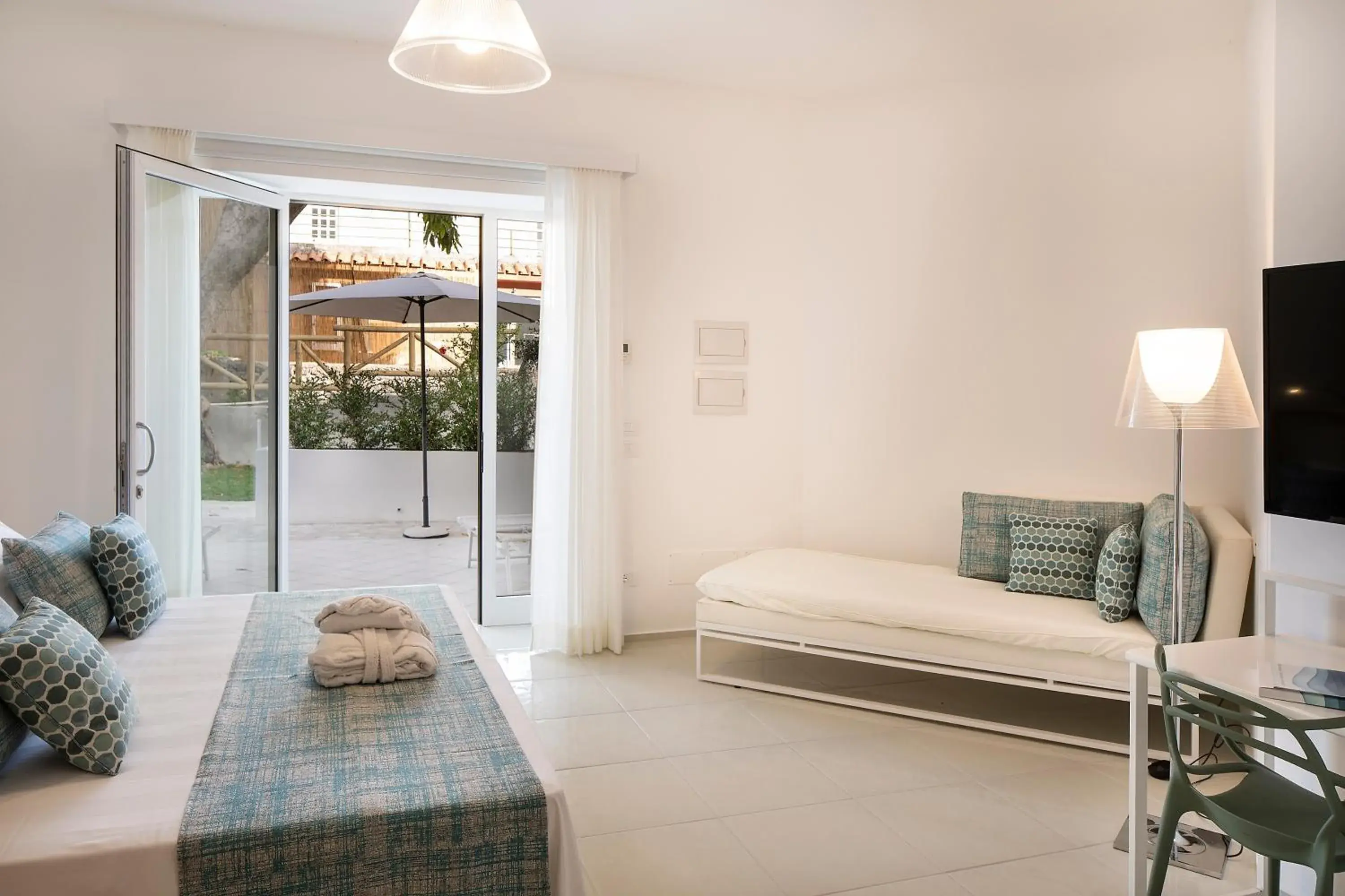 Prestige Double Room with Terrace and Garden View in Apollon Club & Thermal Spa Prestige Double Room with Terrace and Garden View in Apollon Club & Thermal Spa