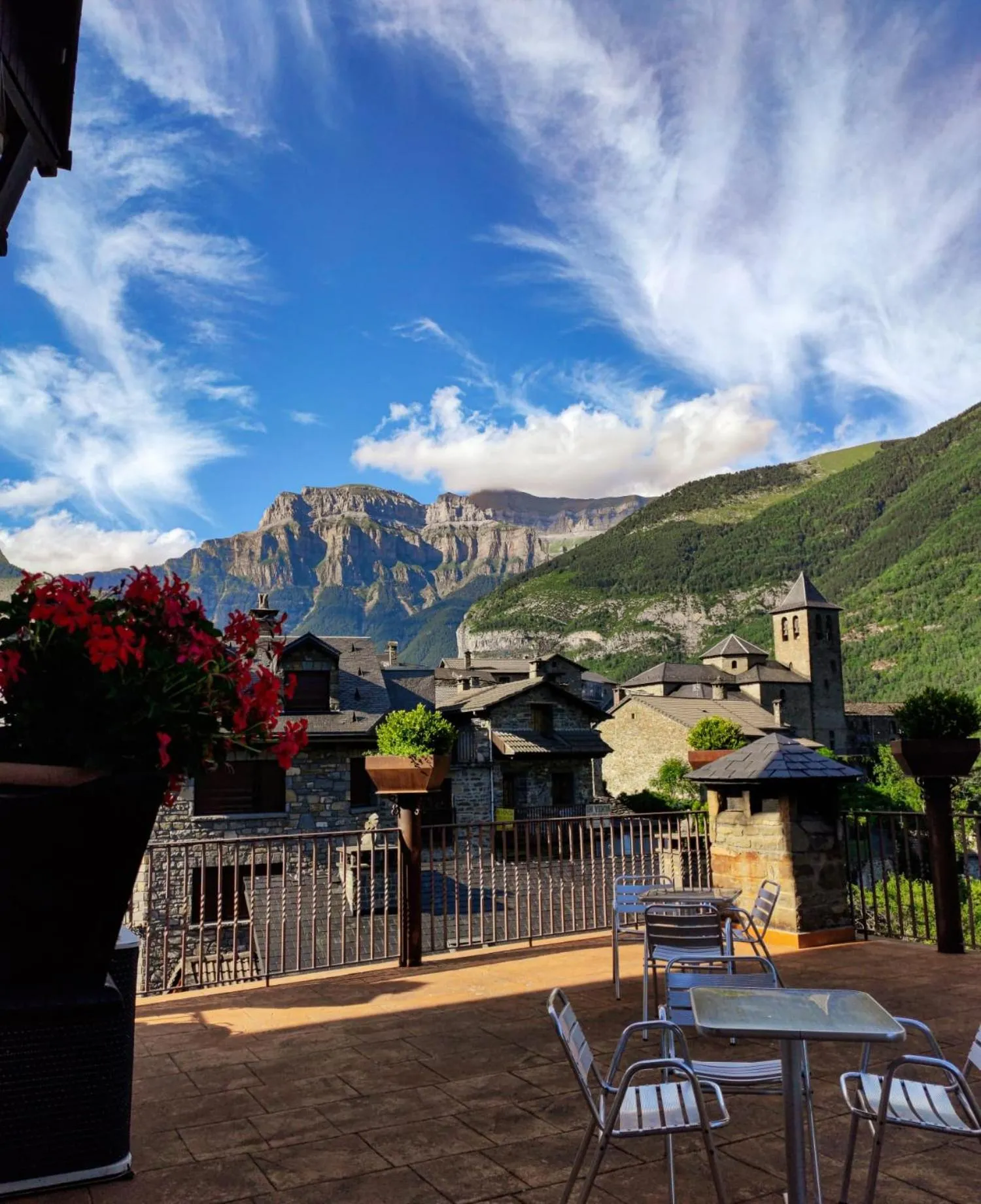 Balcony/Terrace in Hotel Villa de Torla