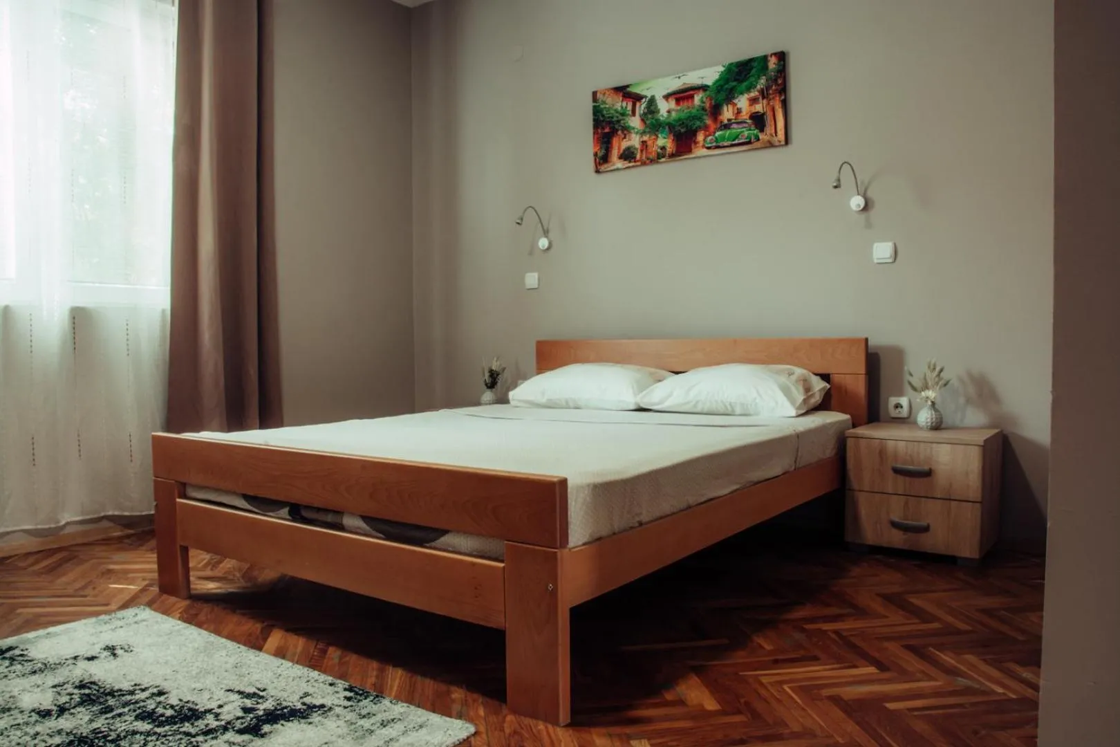 Double Room with Private Bathroom in Skopje Downtown Hostel