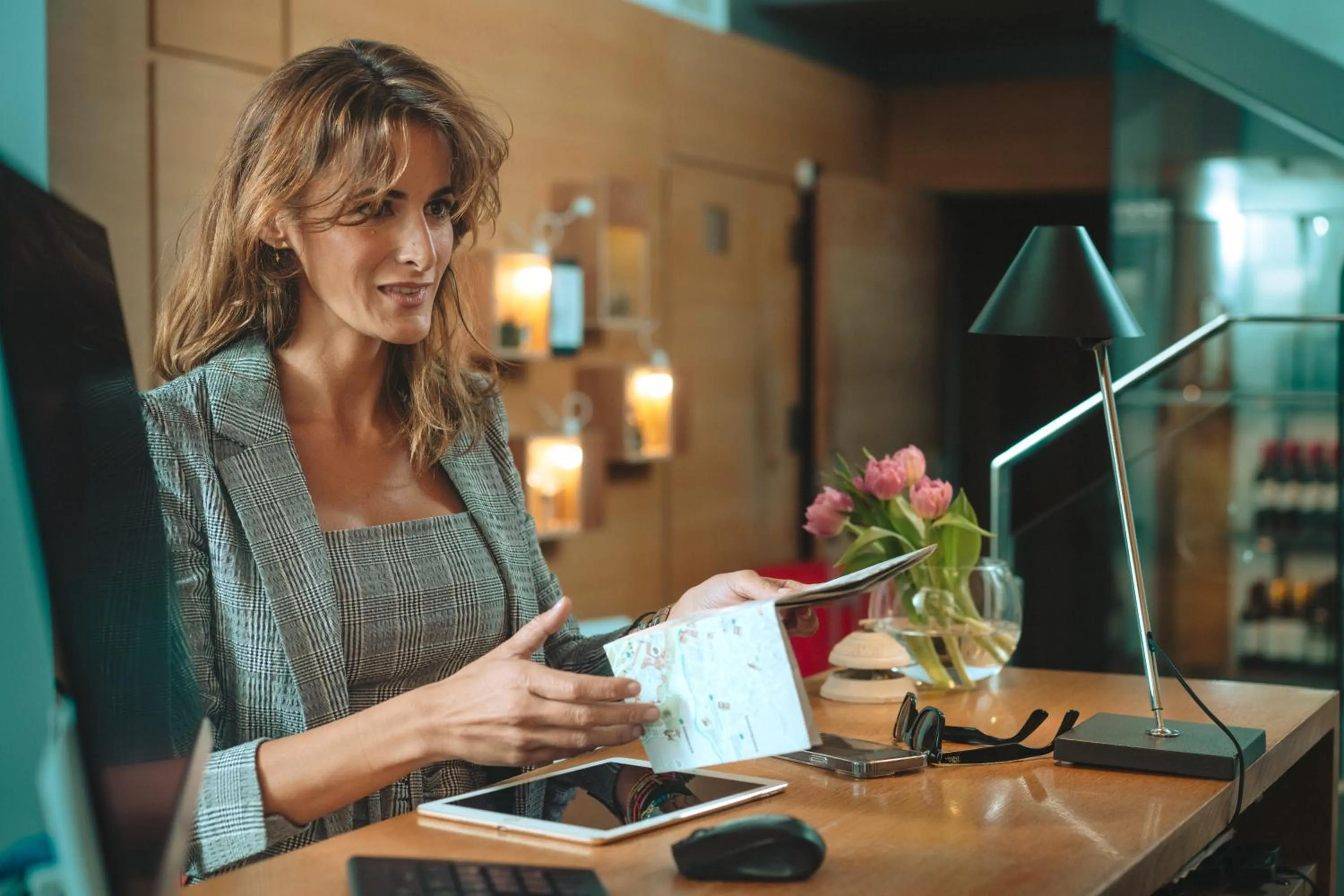 Lobby or reception in Hotel Boutique Párraga Siete