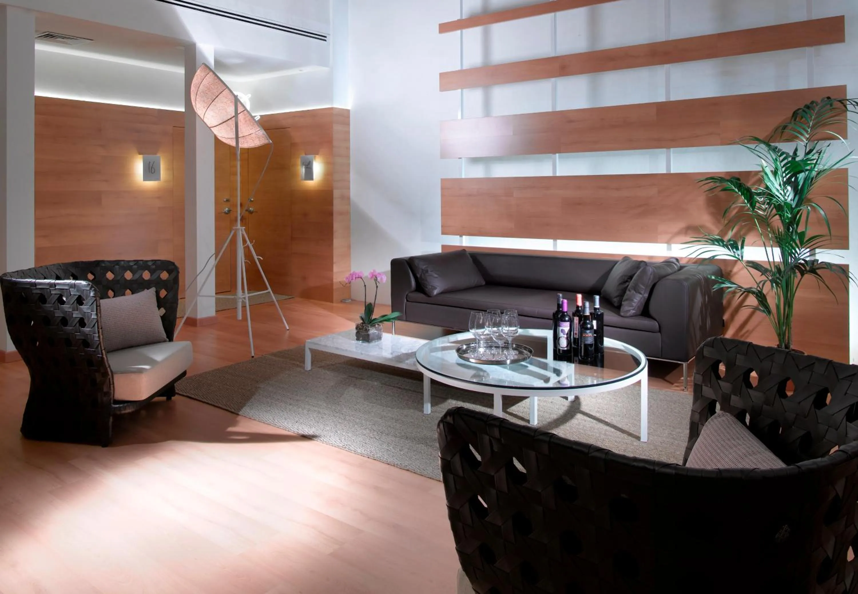 Communal lounge/ TV room in Hotel Boutique Párraga Siete