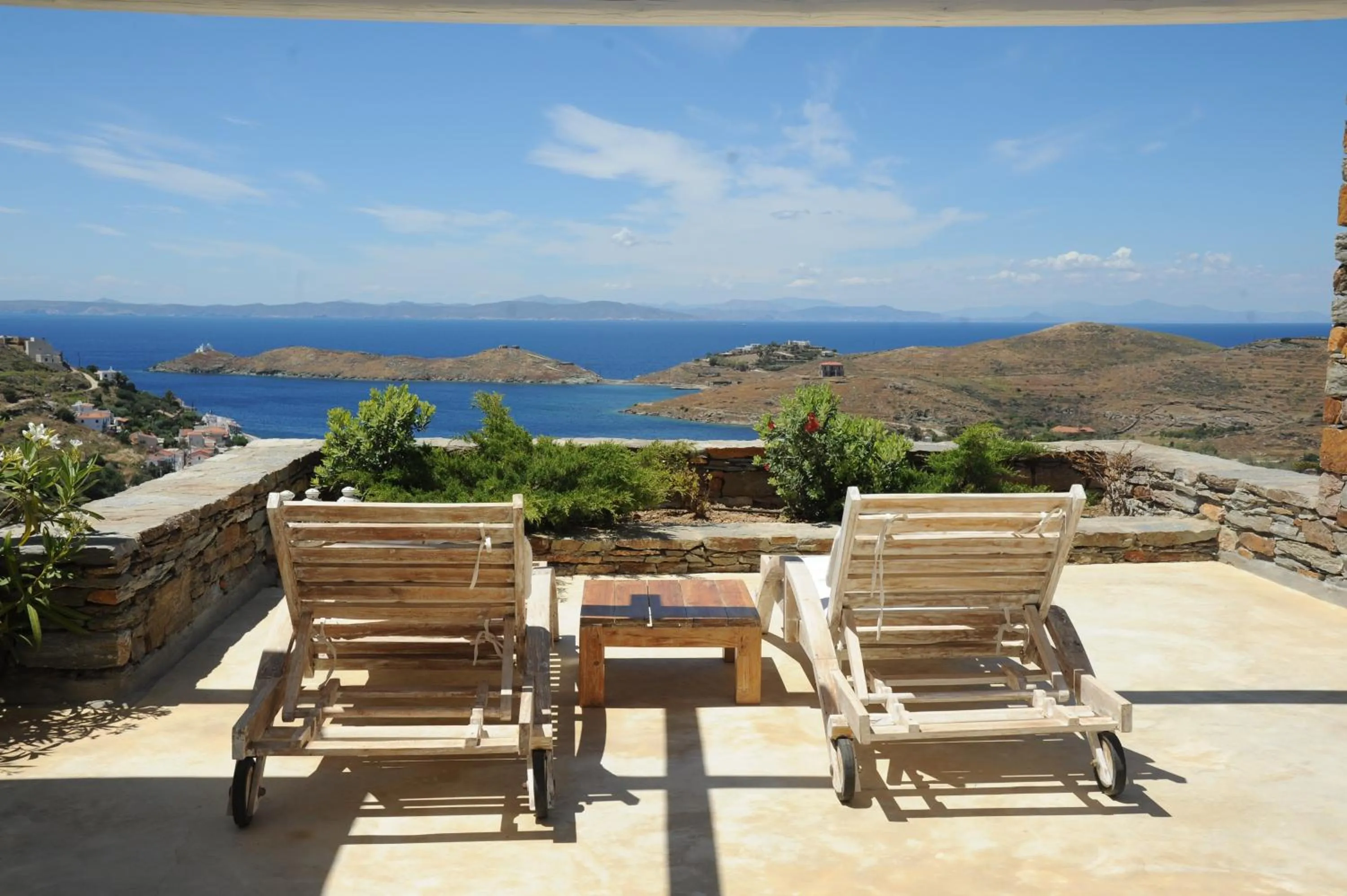 Patio in Aigis Suites Kea