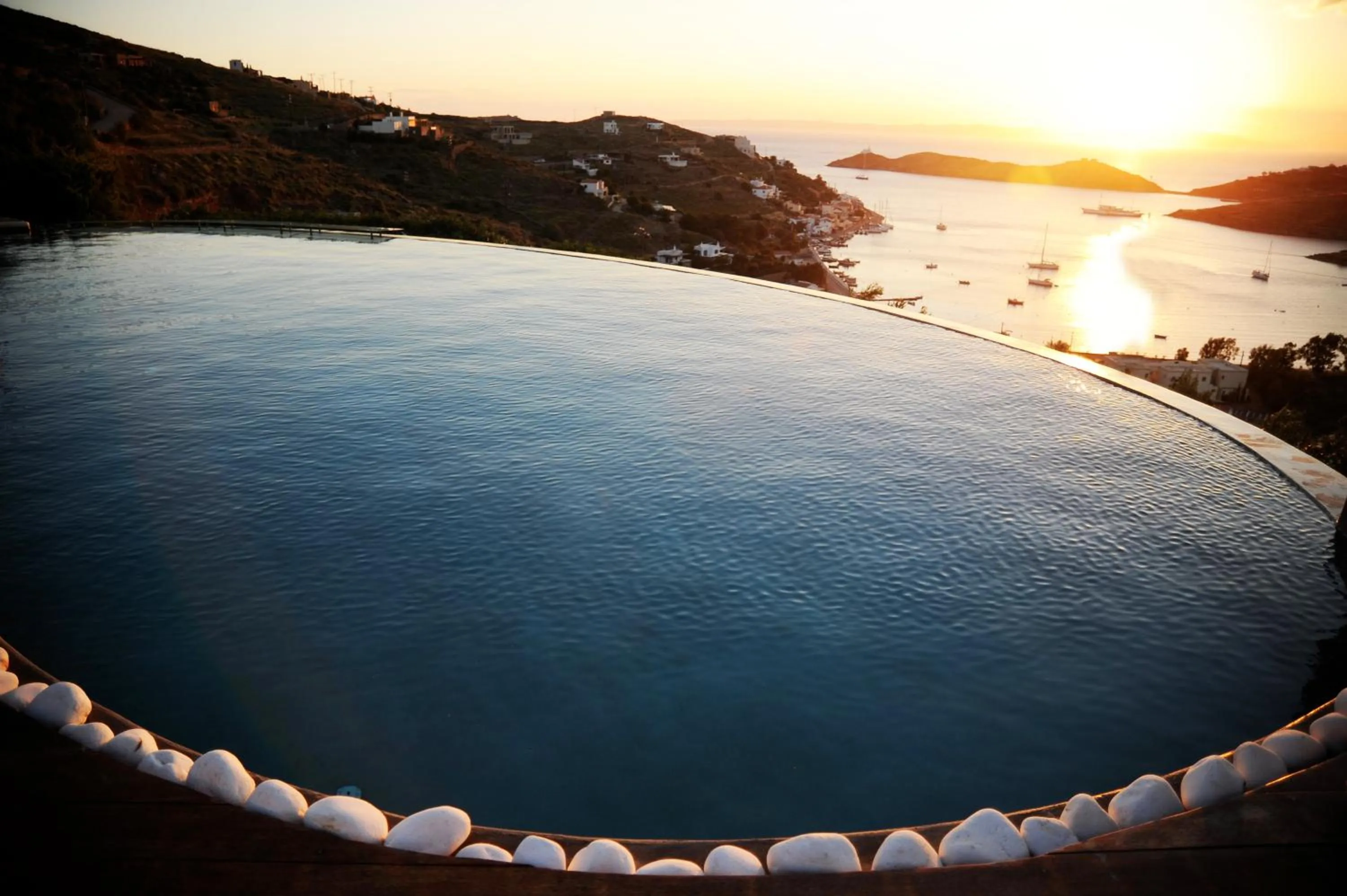 Swimming pool in Aigis Suites Kea