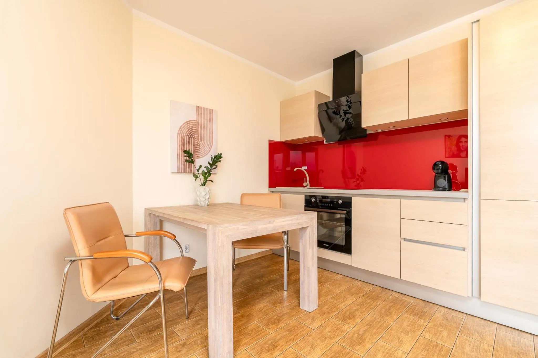 Kitchen or kitchenette in MARGI Gaja Apartament