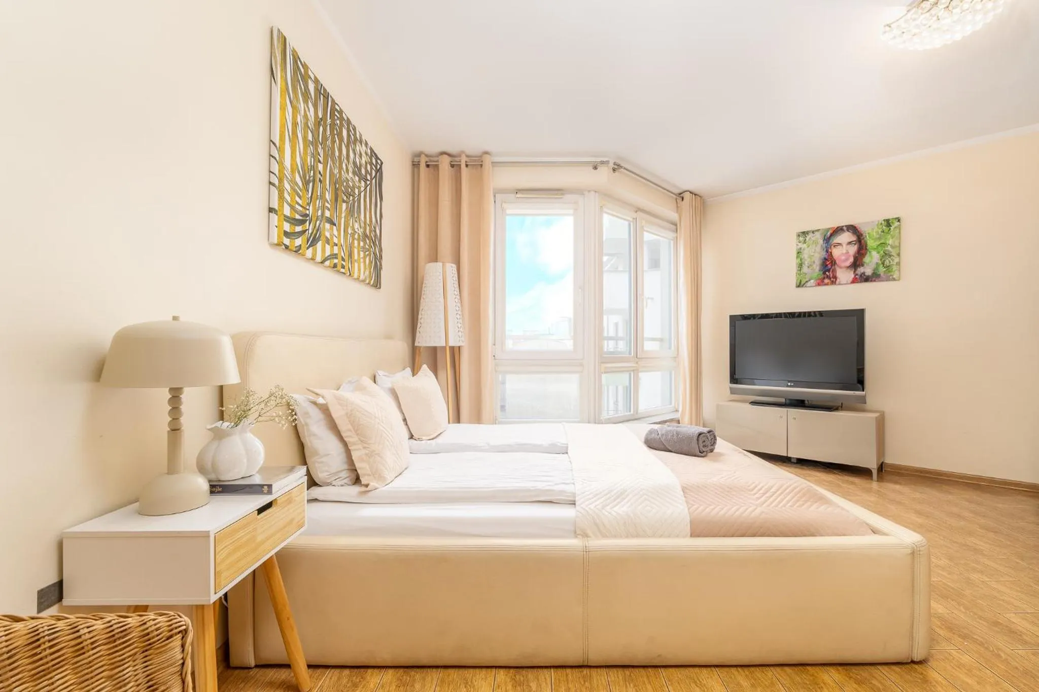 Bed in MARGI Gaja Apartament