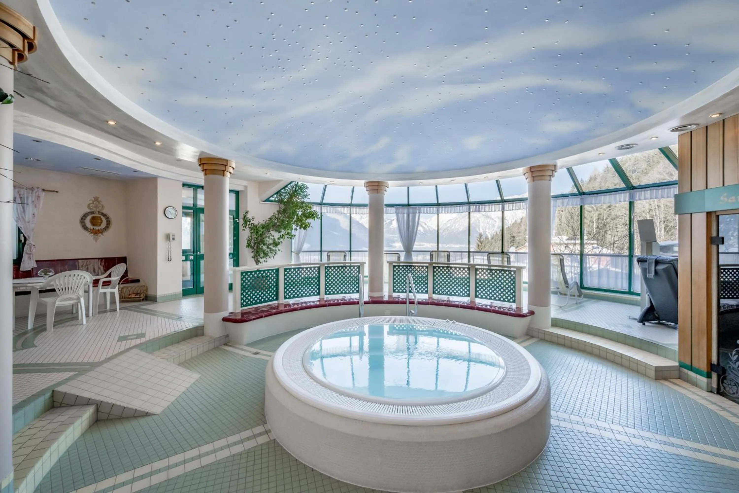 Swimming pool in Naturhotel Alpenblick
