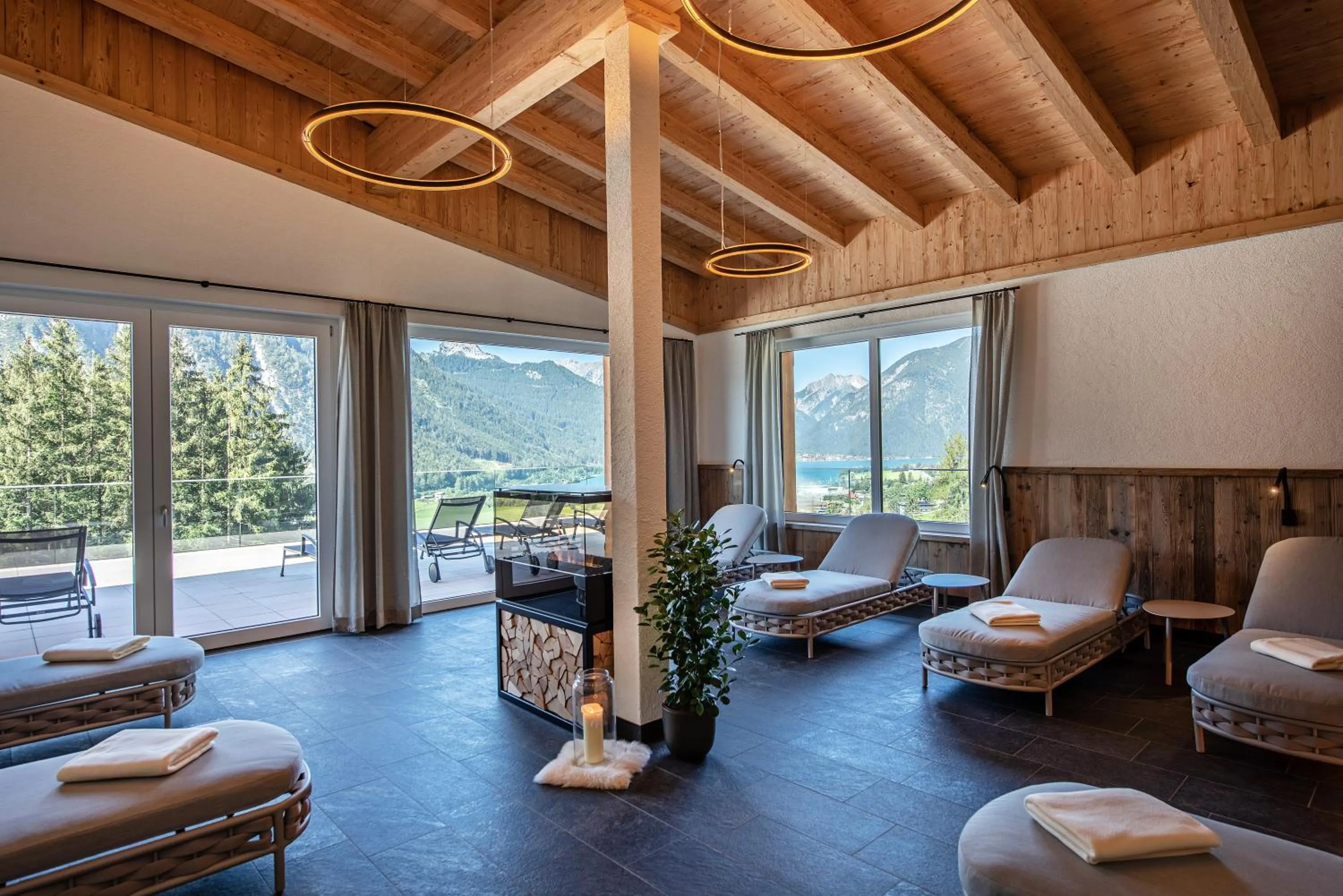 Spa and wellness centre/facilities in Naturhotel Alpenblick