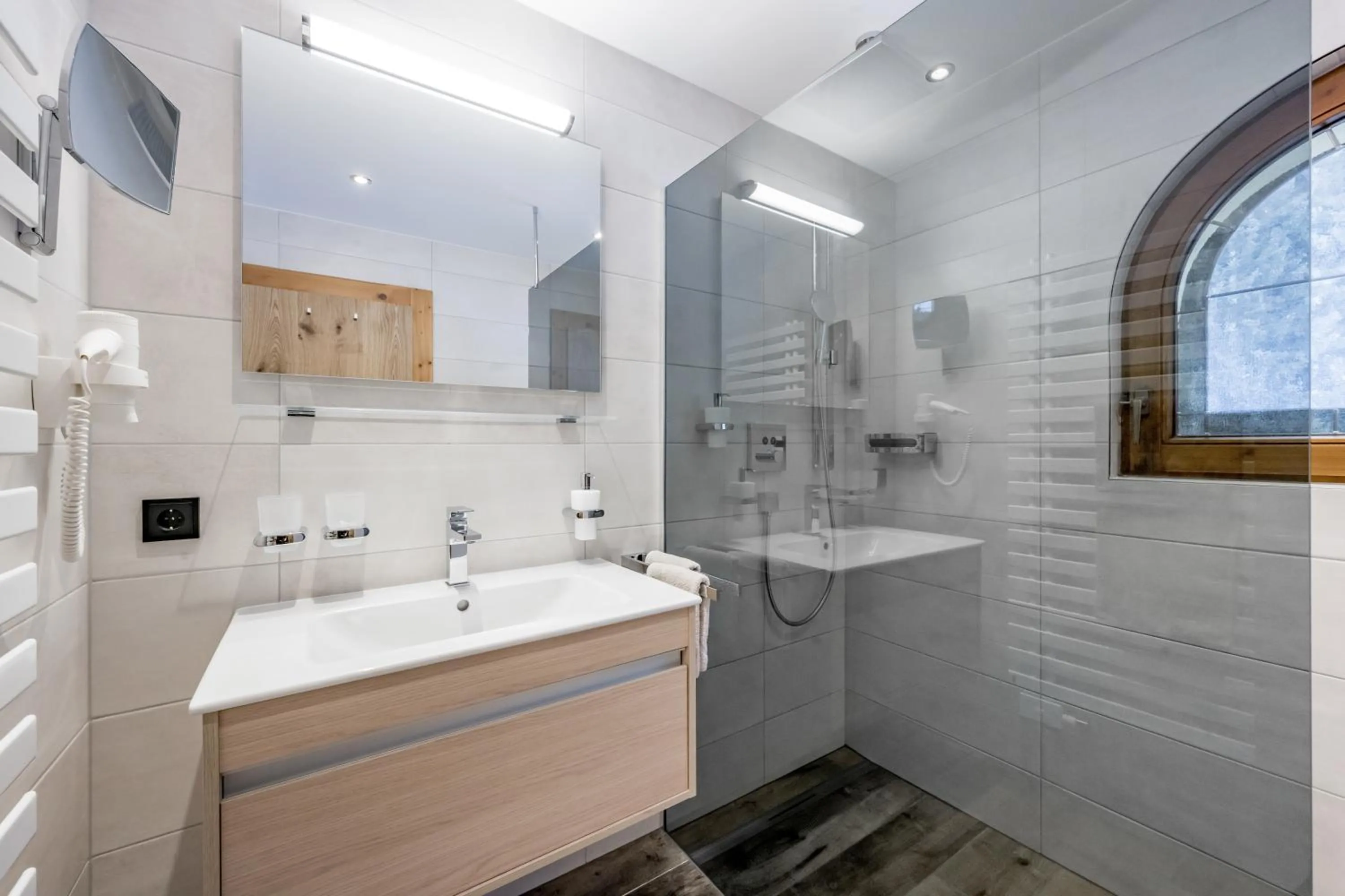 Bathroom in Naturhotel Alpenblick