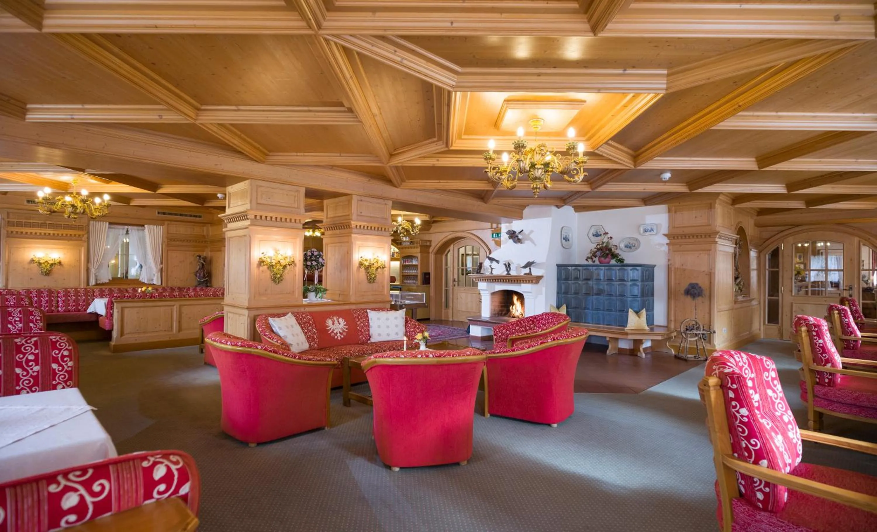 Lounge or bar in Naturhotel Alpenblick