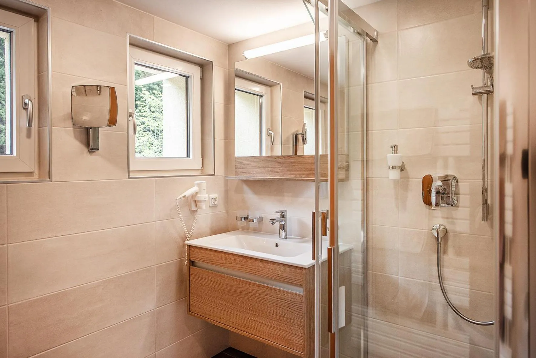 Shower in Naturhotel Alpenblick
