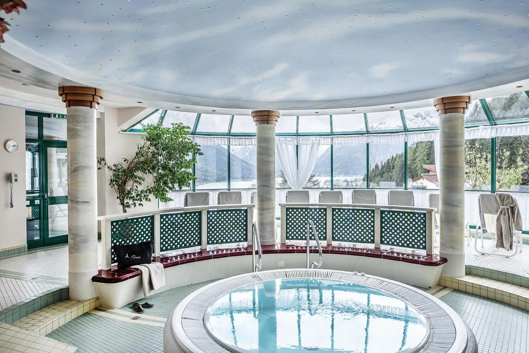 Spa and wellness centre/facilities in Naturhotel Alpenblick
