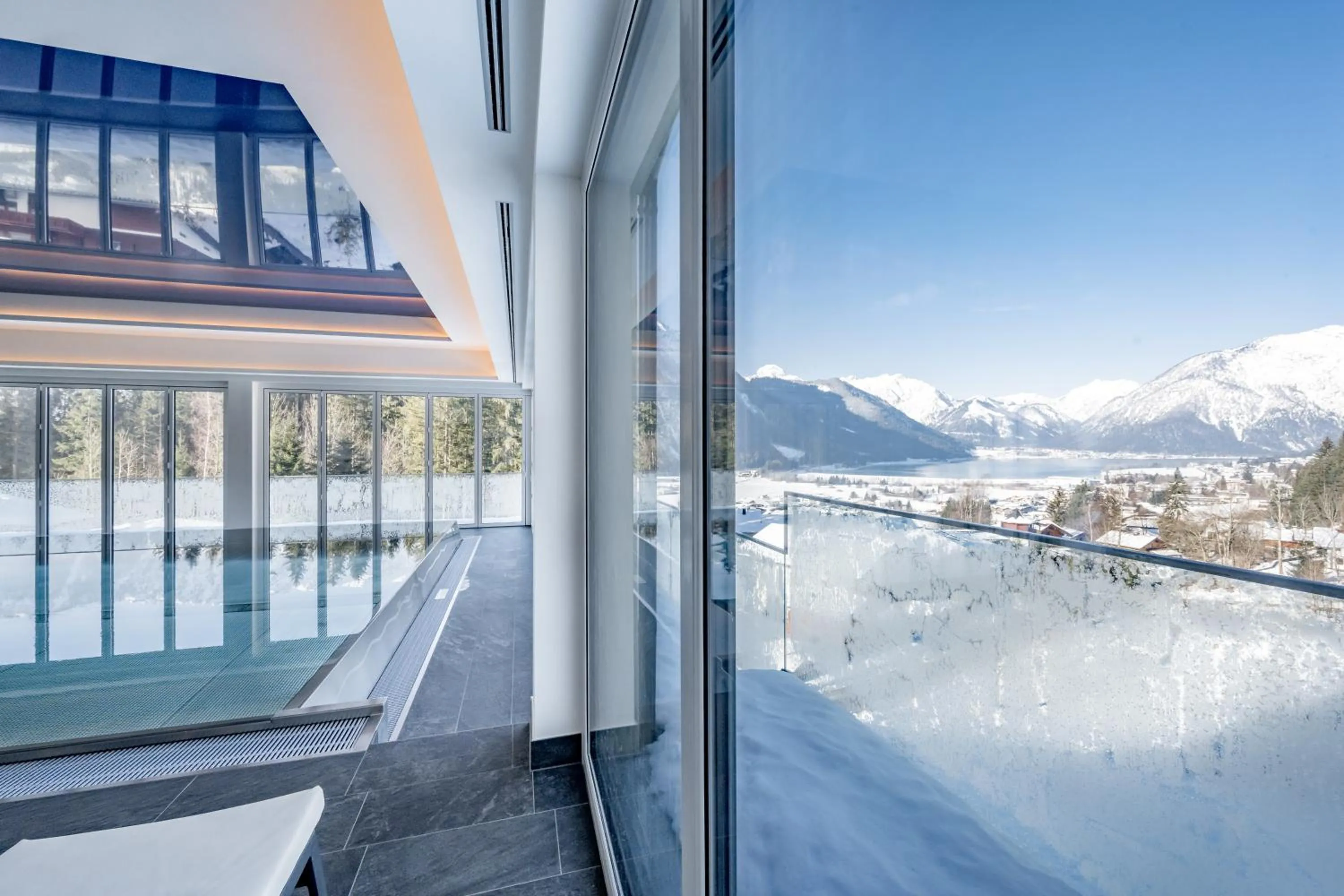 Swimming pool in Naturhotel Alpenblick