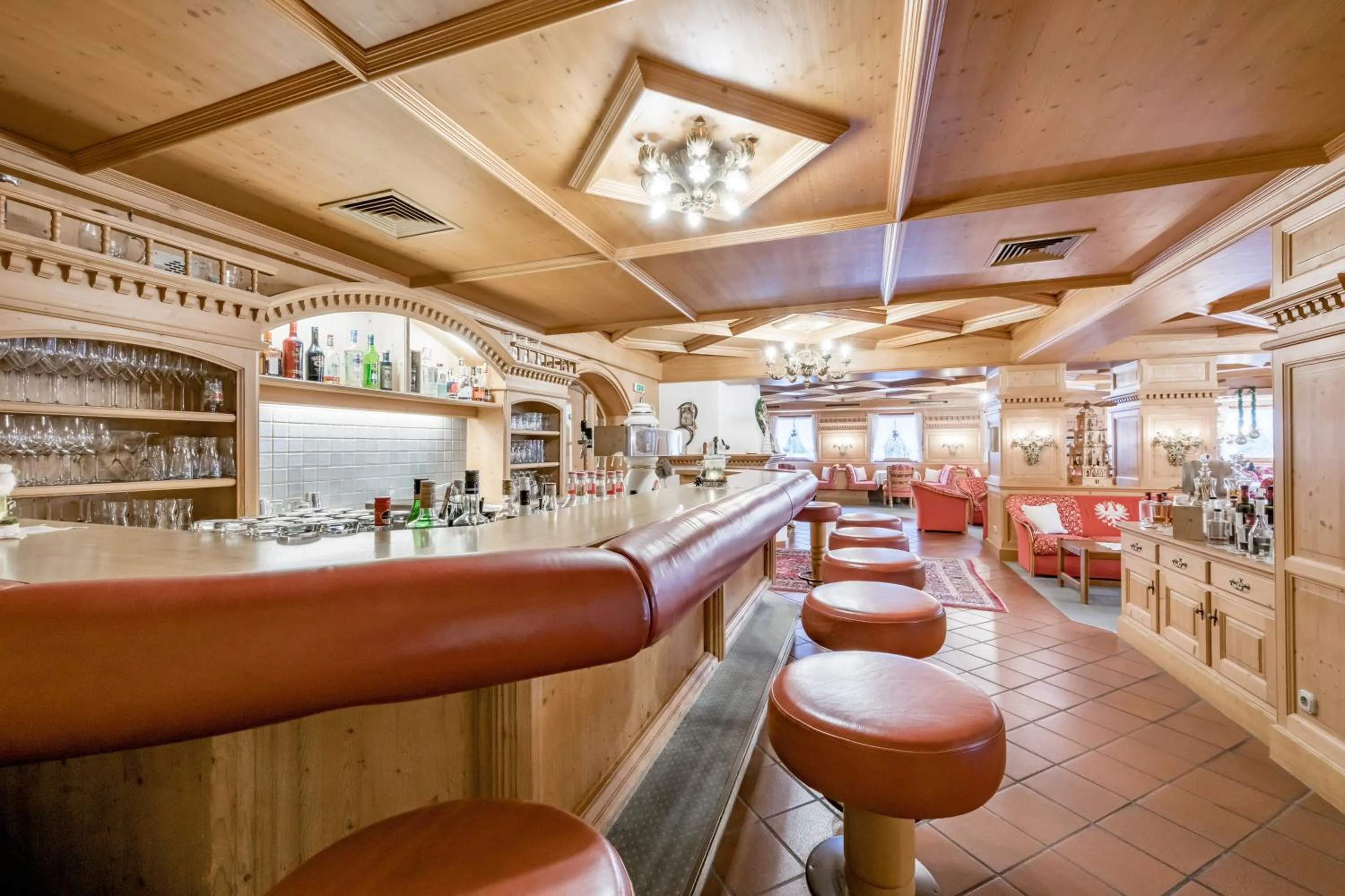 Lounge or bar in Naturhotel Alpenblick
