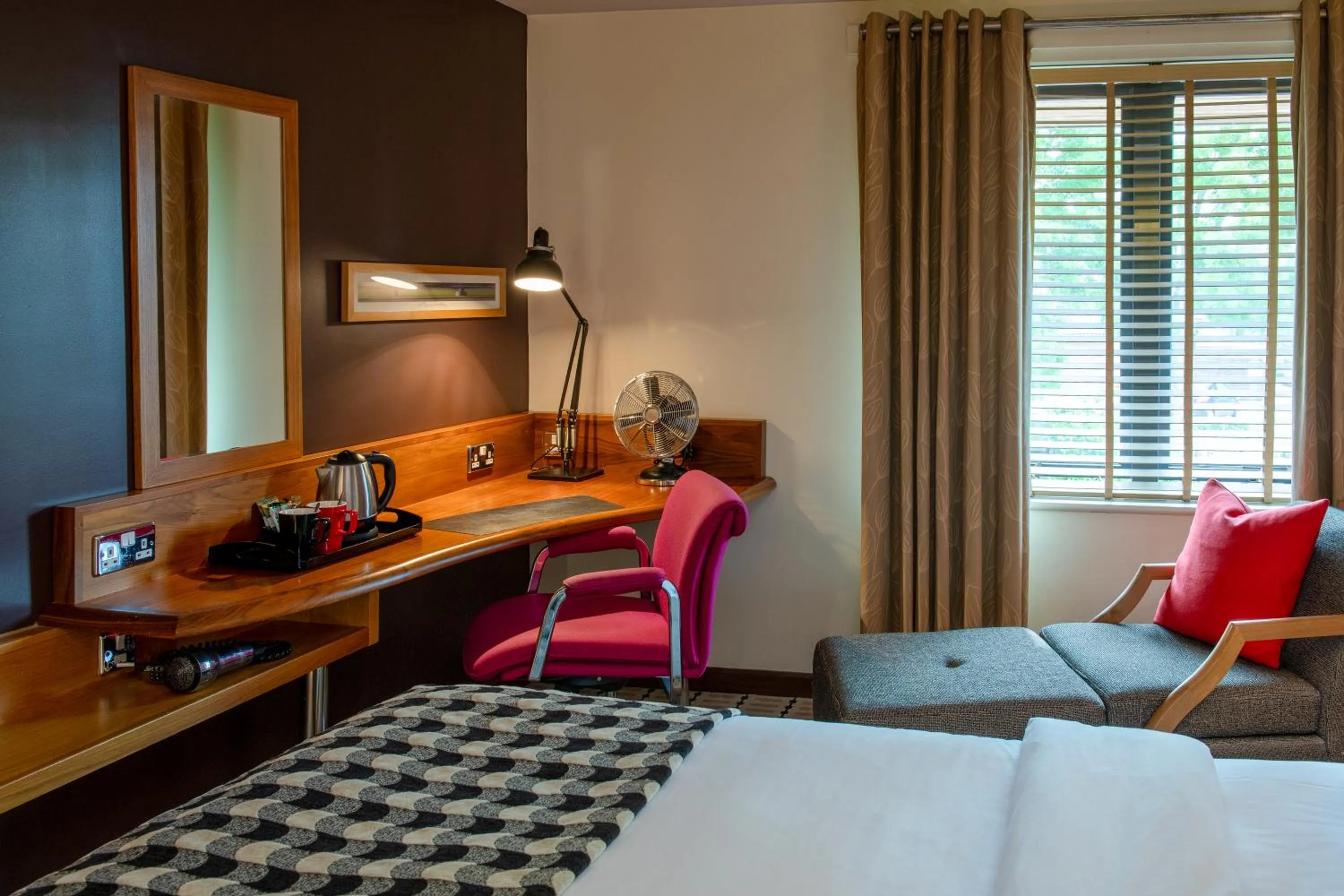 Bedroom, Bed in Lodge at Bristol